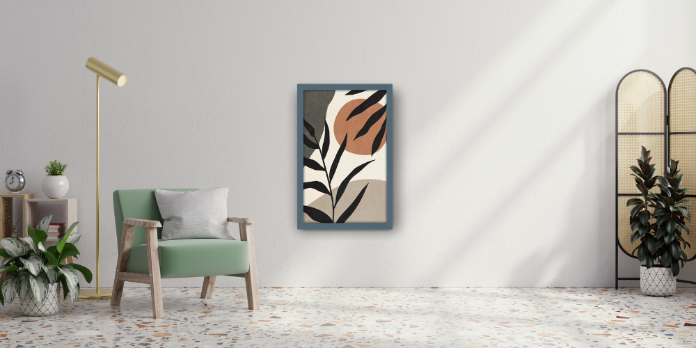Flat 30 x 15 mm Dark Grey Frame