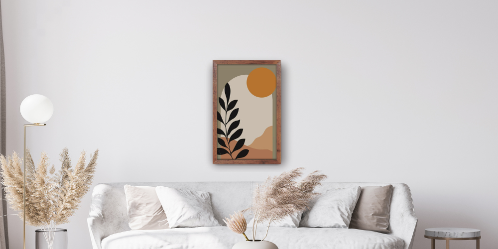 Flat 30 x 15 mm Rustic Frame