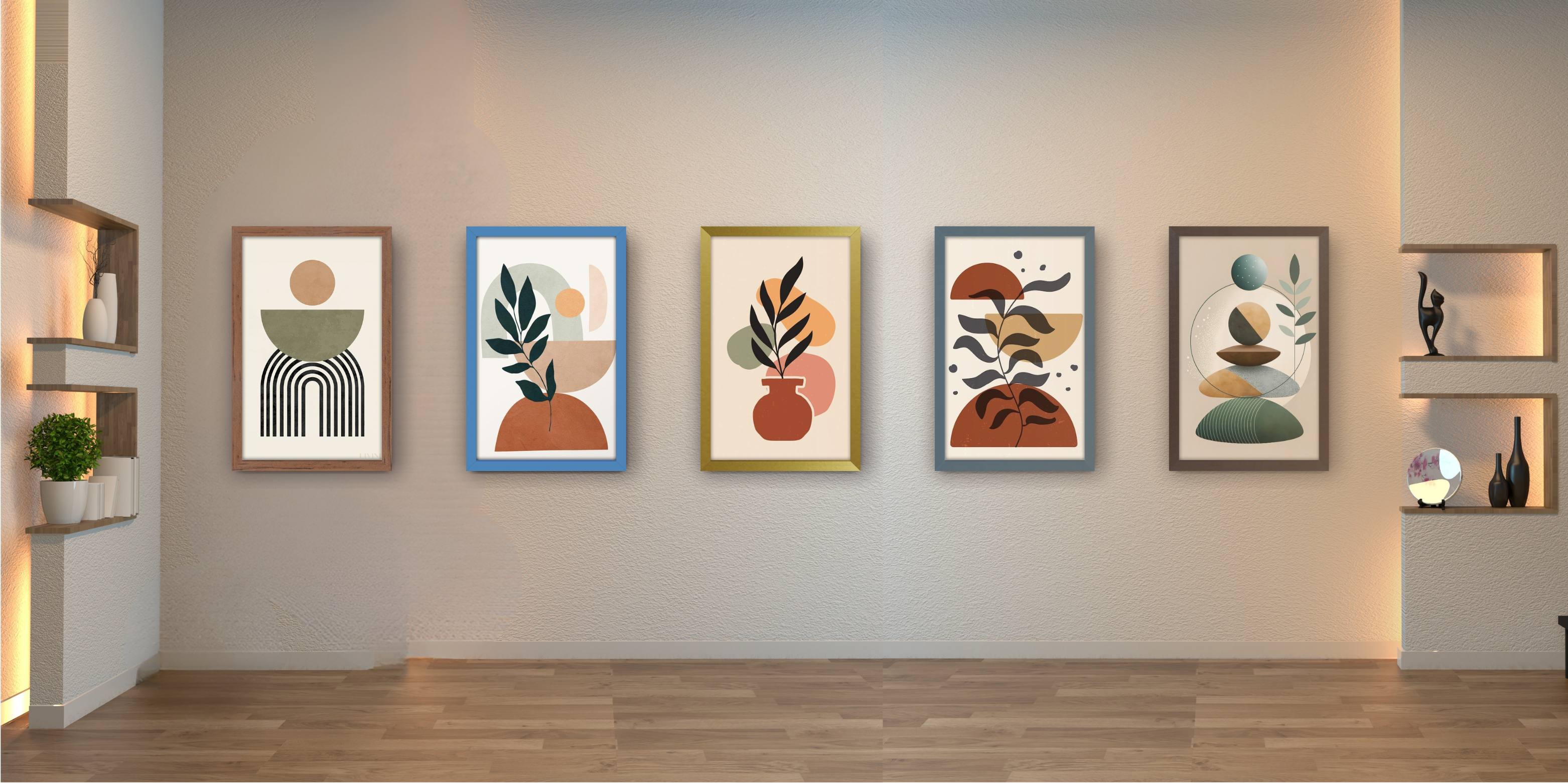 Flat 30x15 mm Rectangle Shape Poster Frame