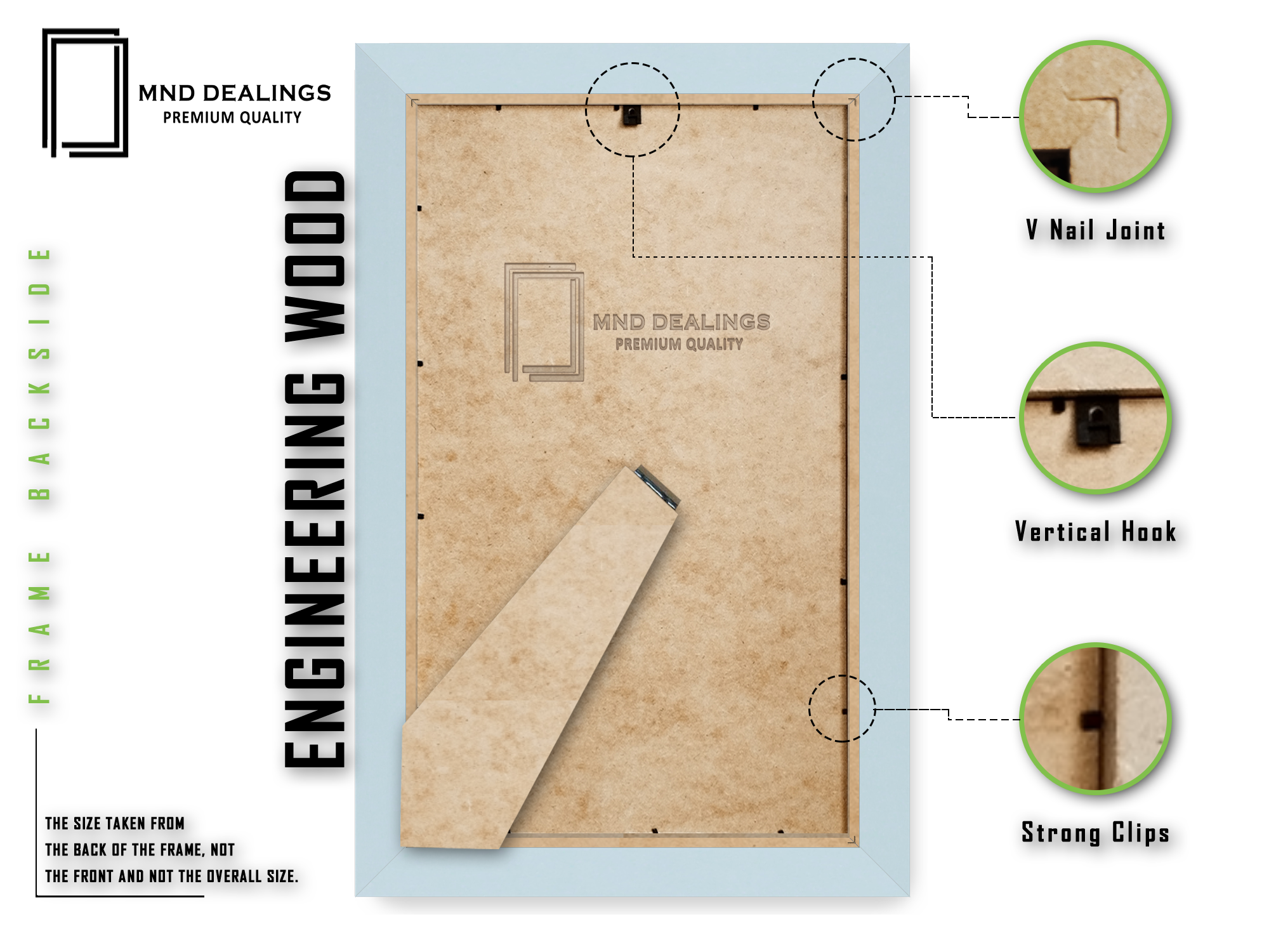 10 x 8 Inch / ( 25.40 x 20.32 CM ) Frames - MDF