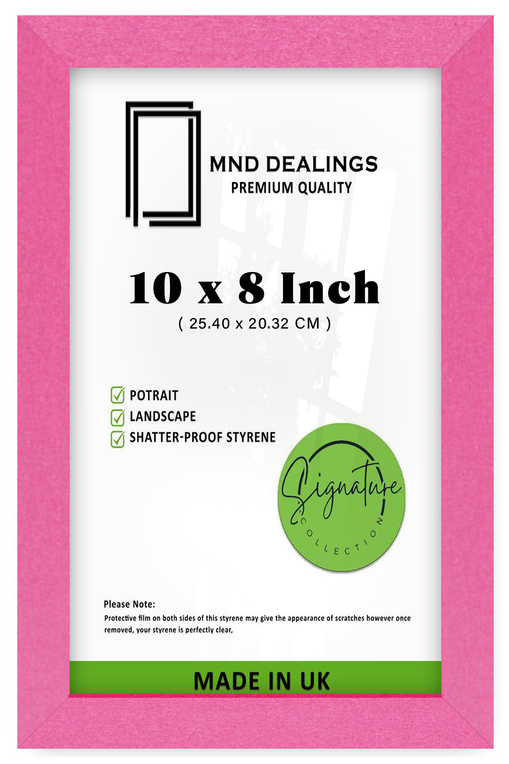 10 x 8 Inch / ( 25.40 x 20.32 CM ) Frames - MDF