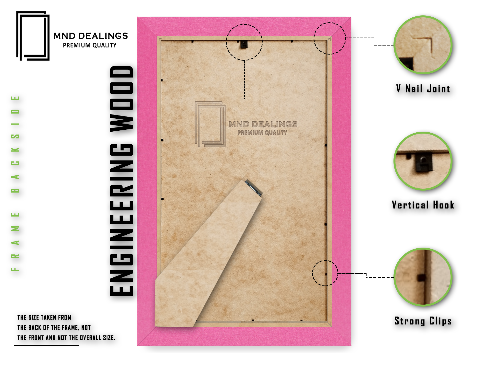 10 x 8 Inch / ( 25.40 x 20.32 CM ) Frames - MDF