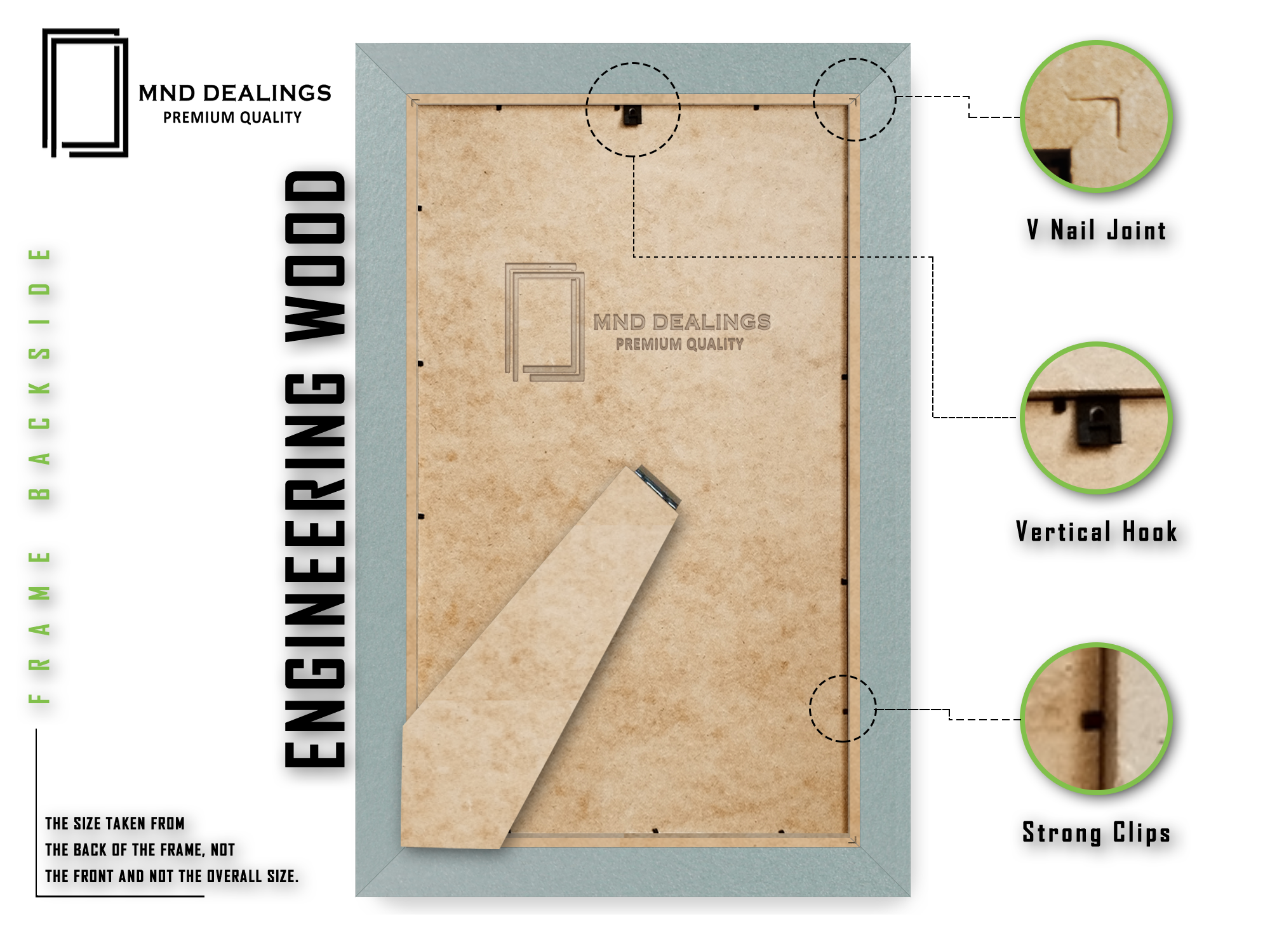 10 x 8 Inch / ( 25.40 x 20.32 CM ) Frames - MDF