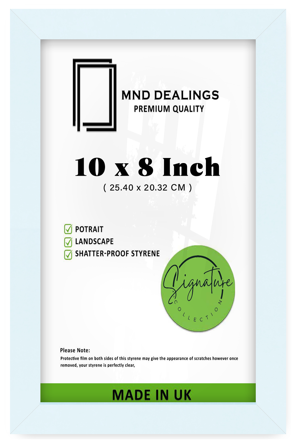 10 x 8 Inch / ( 25.40 x 20.32 CM ) Frames - MDF