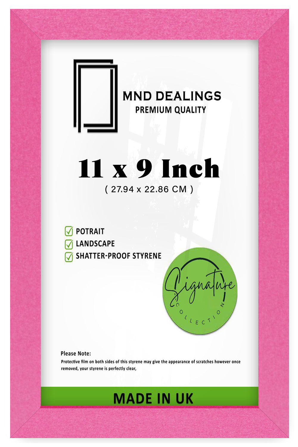 11 x 9 Inch / ( 27.94 x 22.86 CM ) Poster Frames - MDF