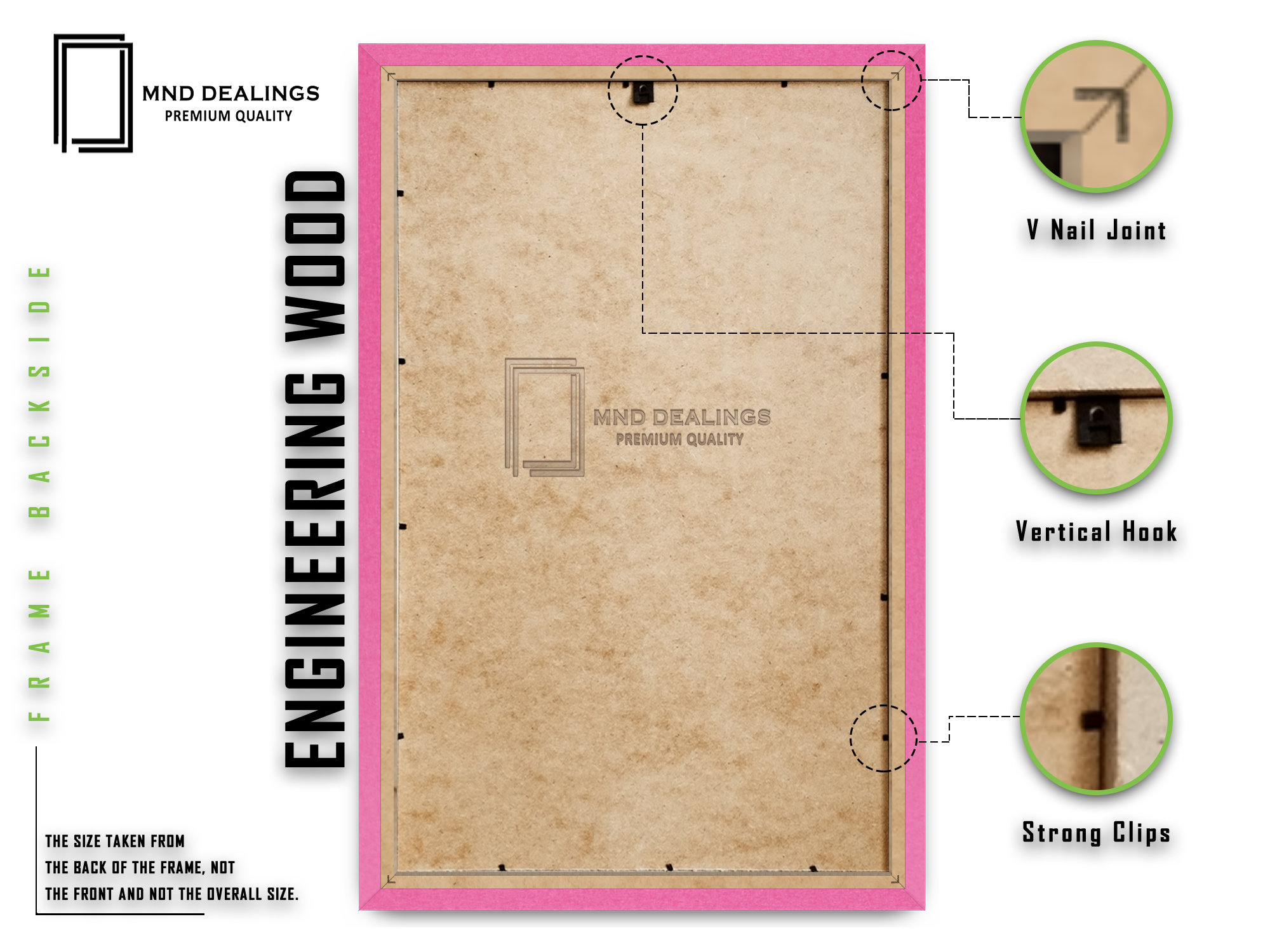 11 x 9 Inch / ( 27.94 x 22.86 CM ) Poster Frames - MDF