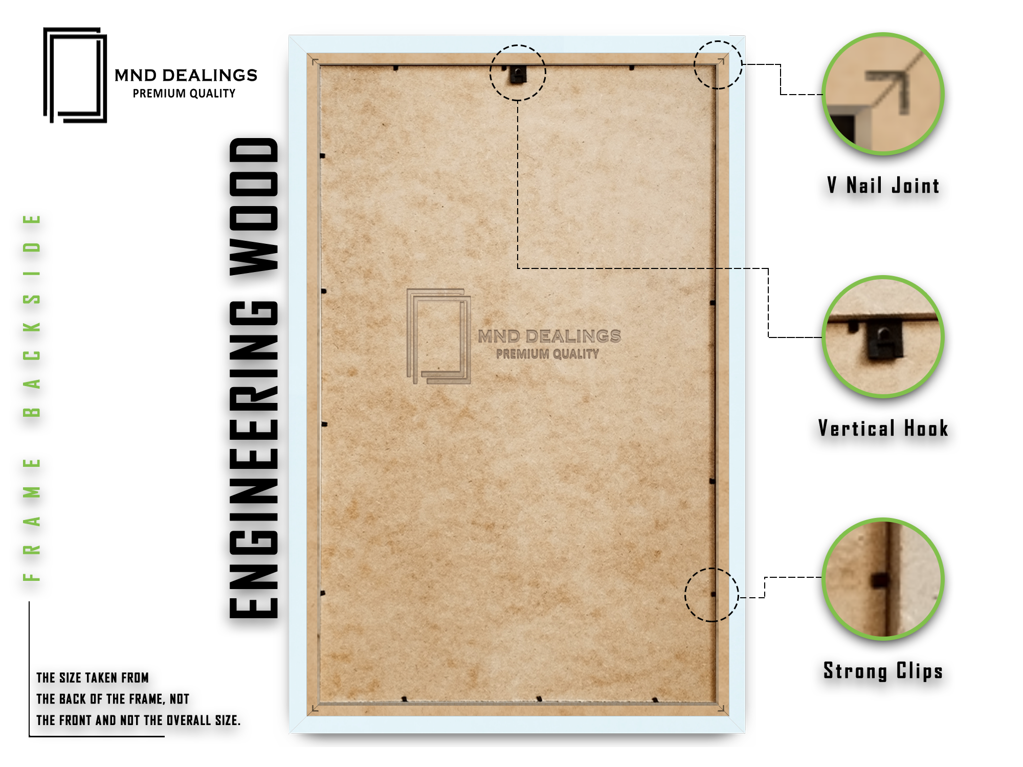 11 x 9 Inch / ( 27.94 x 22.86 CM ) Poster Frames - MDF