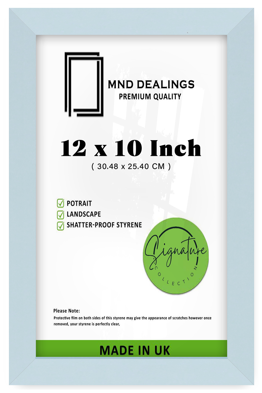 12 x 10 Inch / ( 30.48 x 25.40 CM ) Frames - MDF