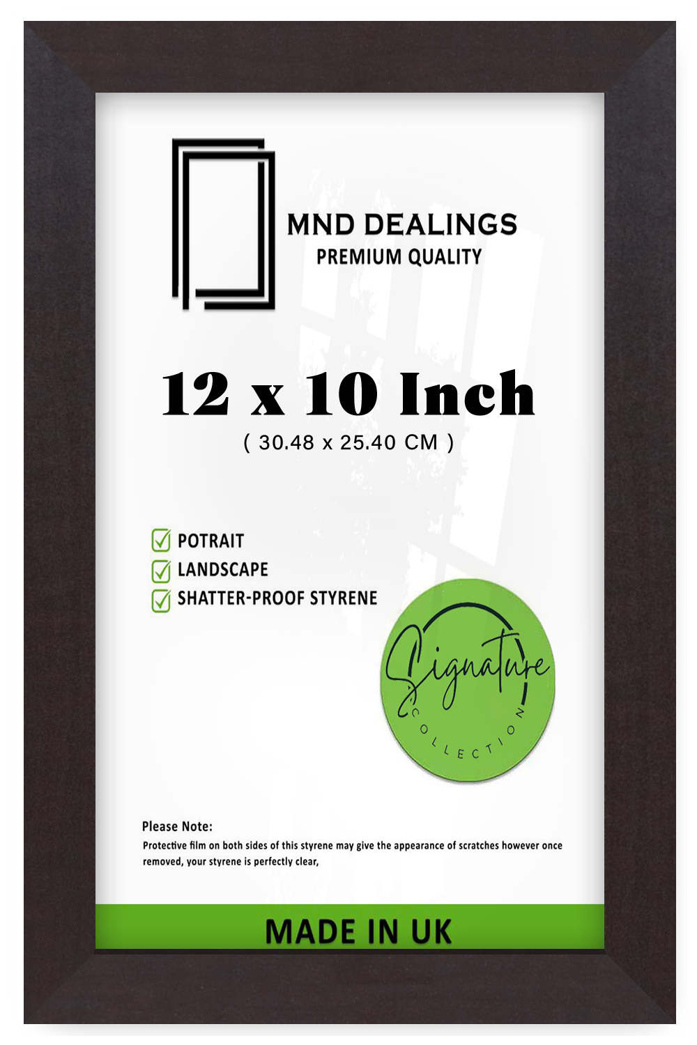 12 x 10 Inch / ( 30.48 x 25.40 CM ) Frames - MDF