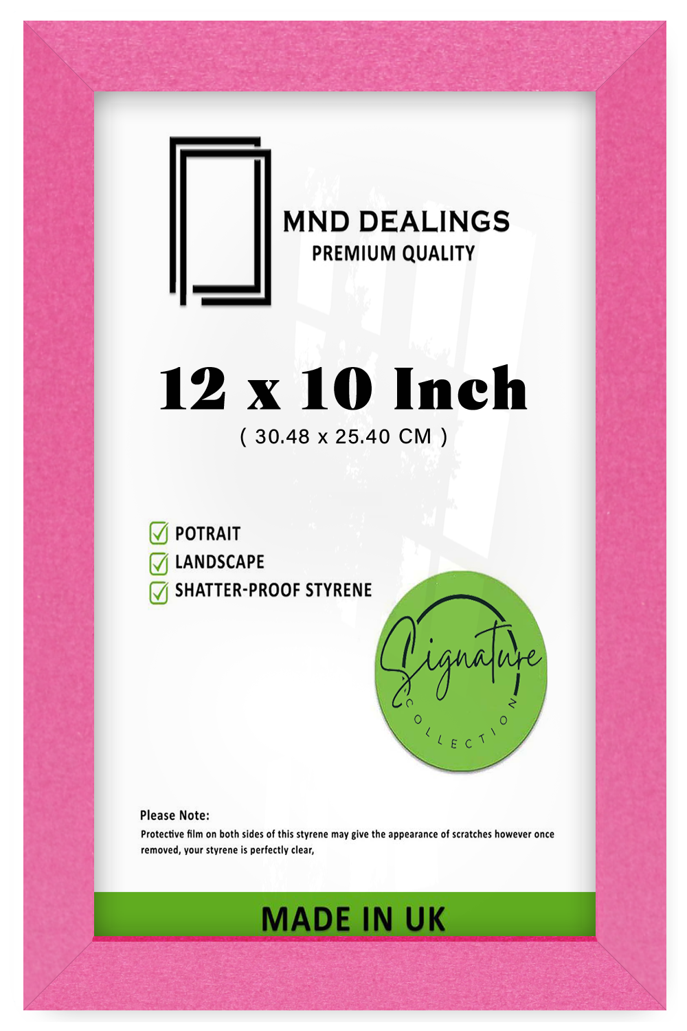 12 x 10 Inch / ( 30.48 x 25.40 CM ) Frames - MDF