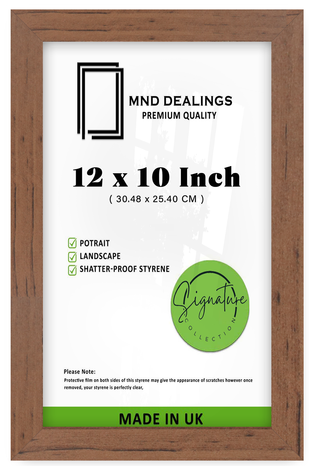 12 x 10 Inch / ( 30.48 x 25.40 CM ) Frames - MDF