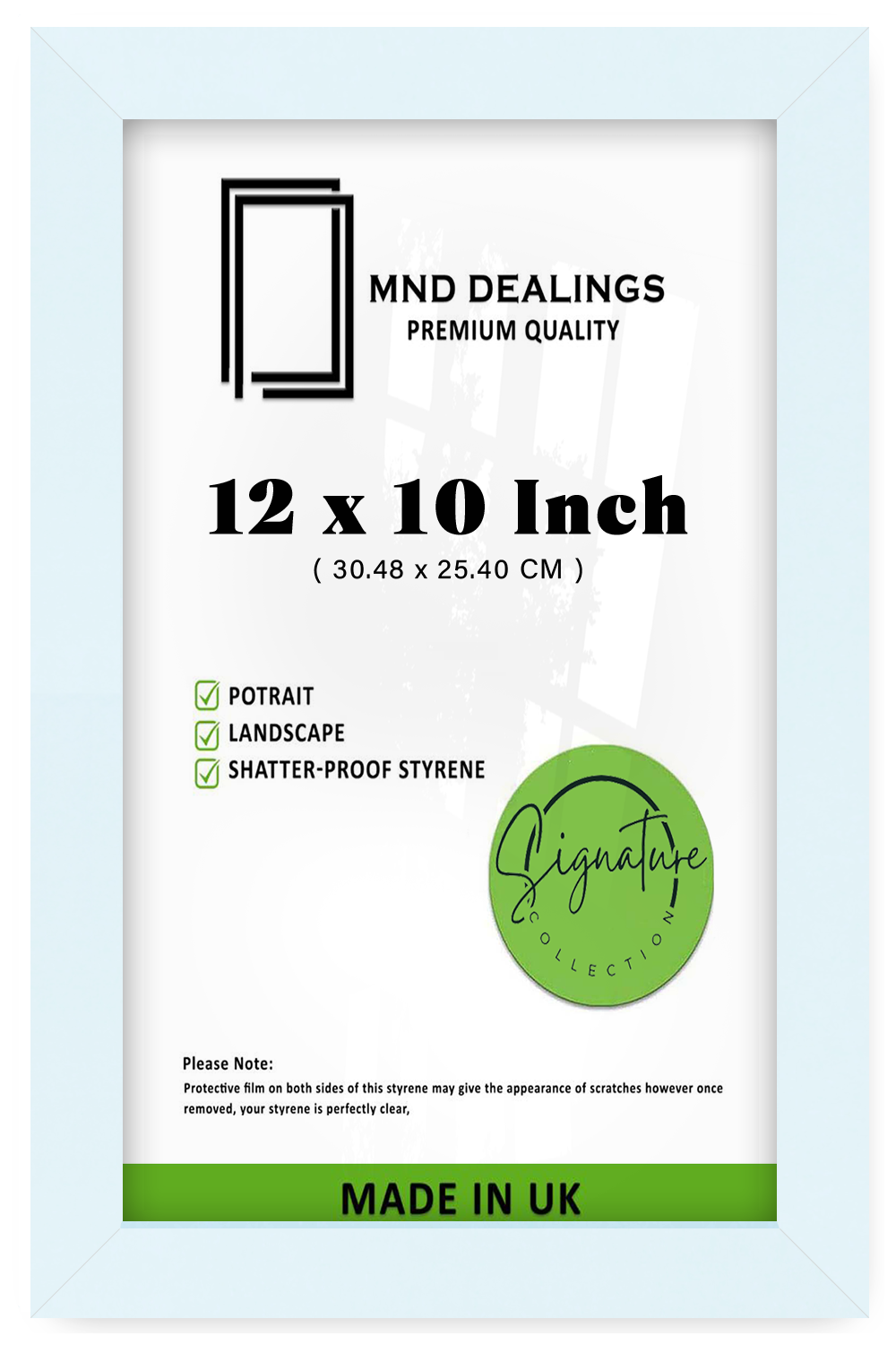 12 x 10 Inch / ( 30.48 x 25.40 CM ) Frames - MDF