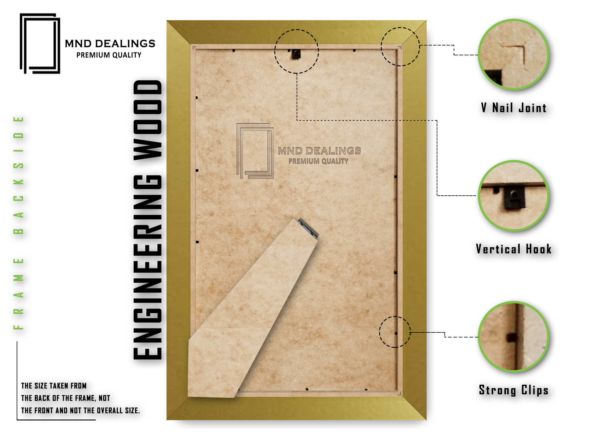 12 x 8 Inch / ( 30.48 x 20.32 CM ) Frames - MDF