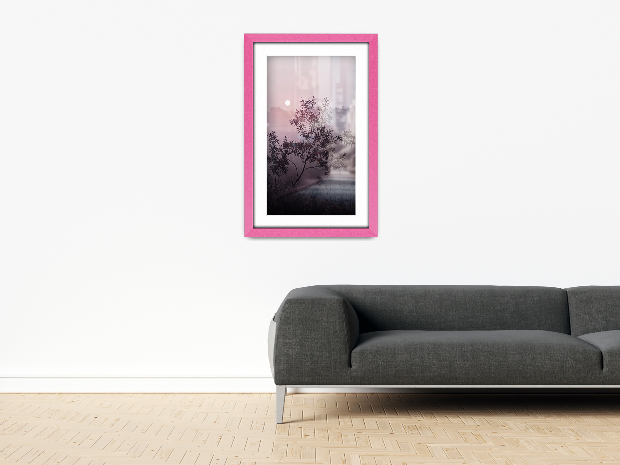 14 x 11 Inch / (35.56 x 27.94 cm ) with 30.48 x 20.32 cm White Mount Frames - MDF