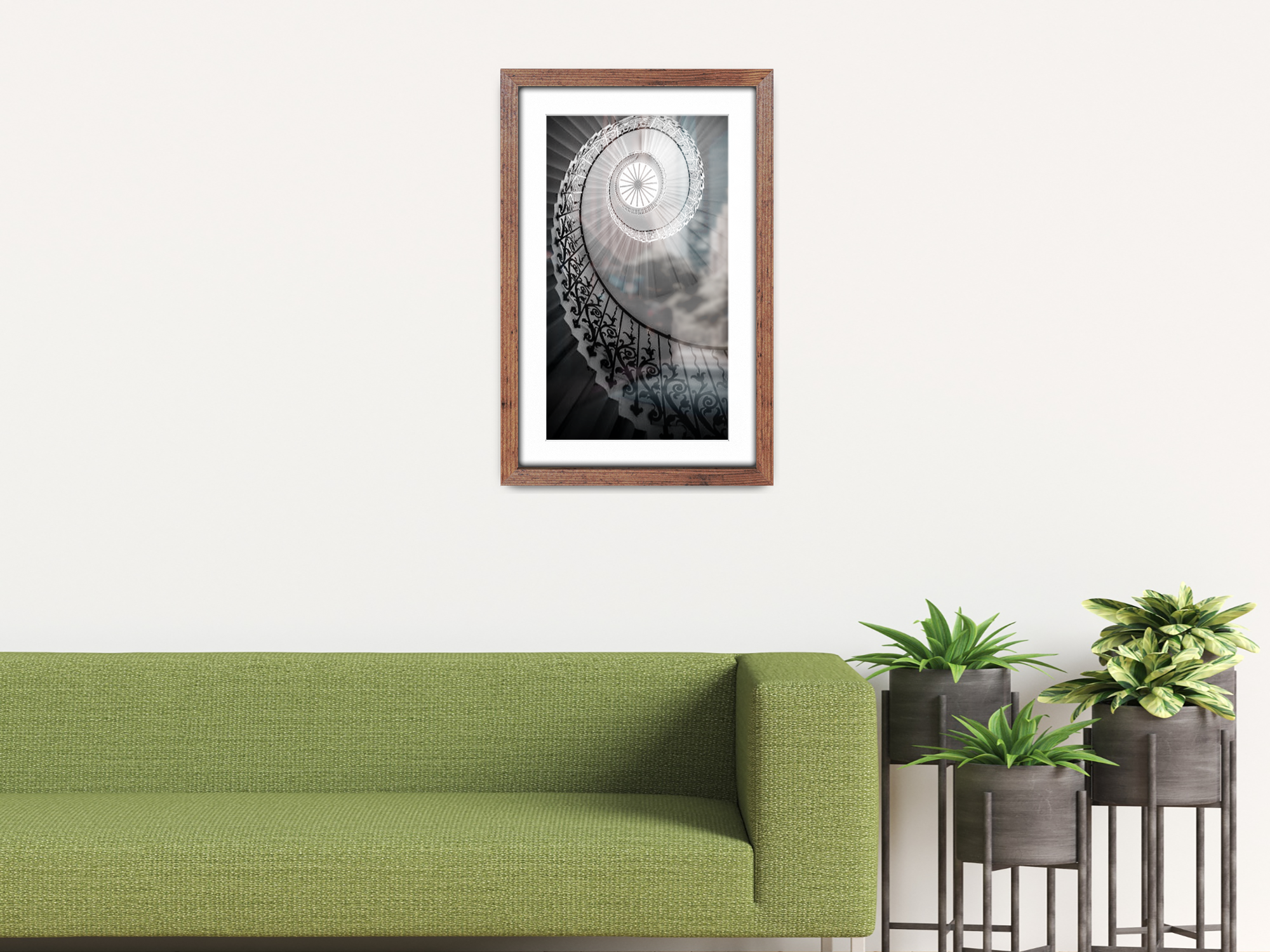 14 x 11 Inch / (35.56 x 27.94 cm ) with 30.48 x 20.32 cm White Mount Frames - MDF