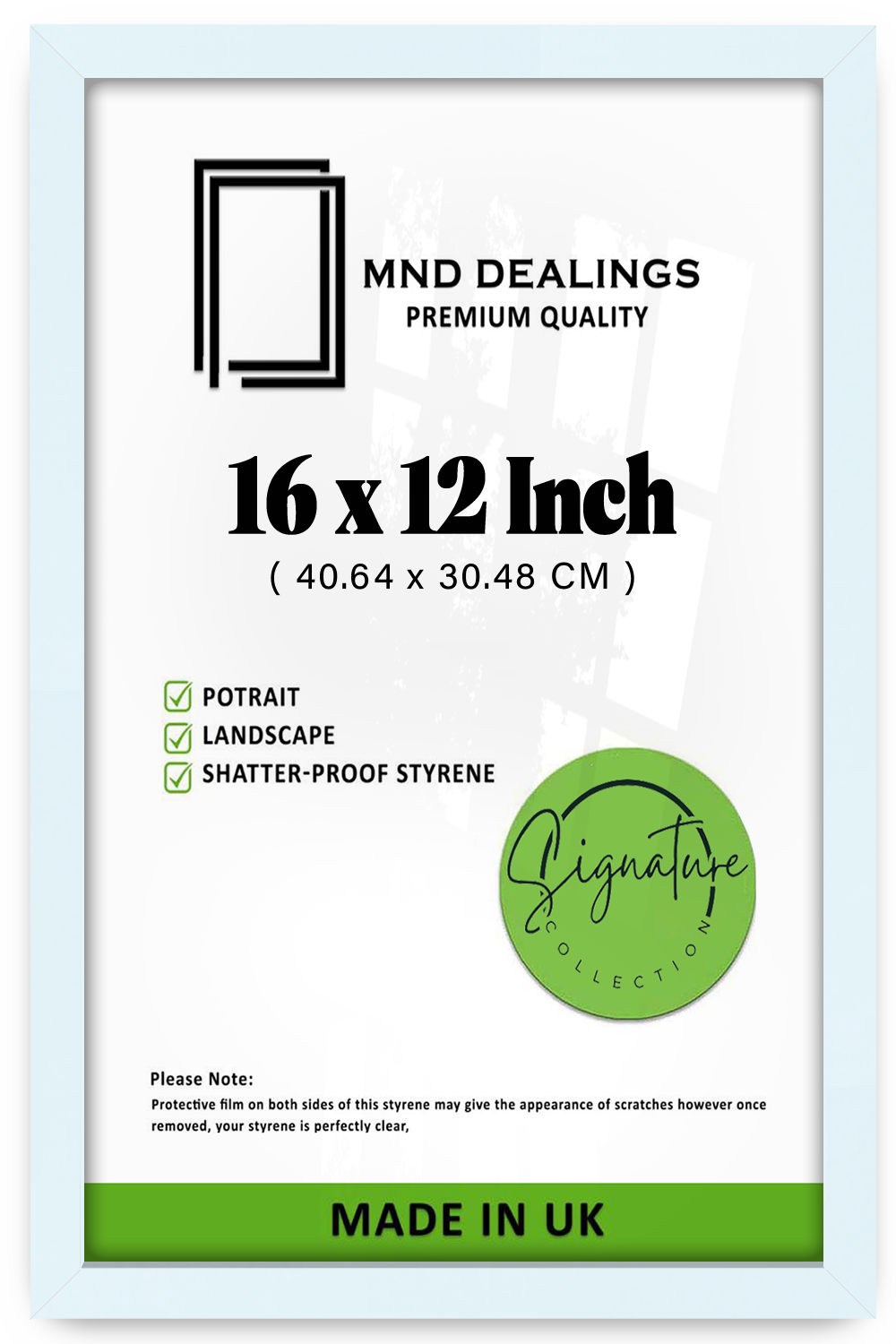 16 x 12 Inch / ( 40.64 x 30.48 CM ) Poster Frames - MDF
