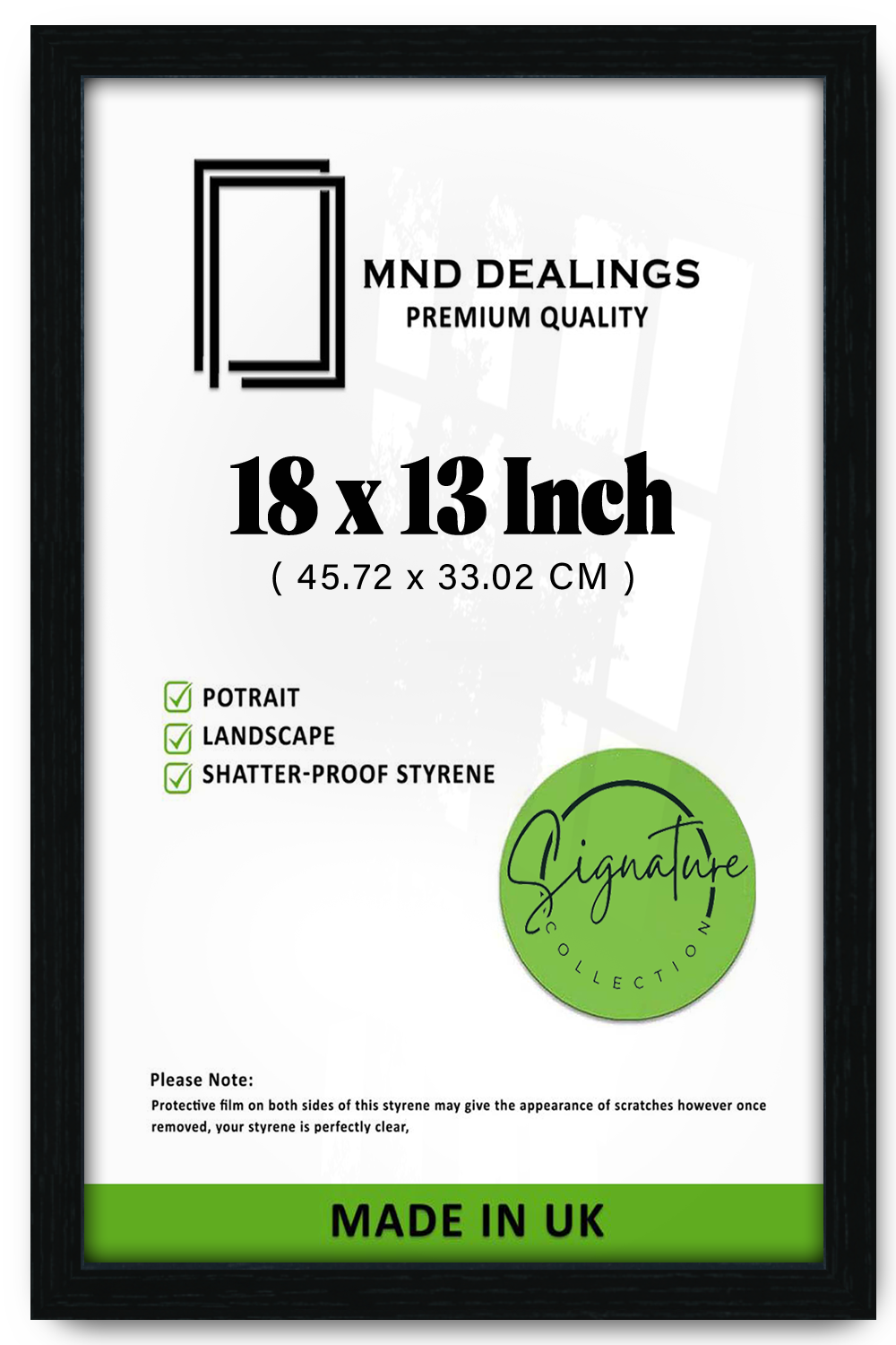18 x 13 Inch / ( 45.72 x 33.02 CM ) Frames - MDF