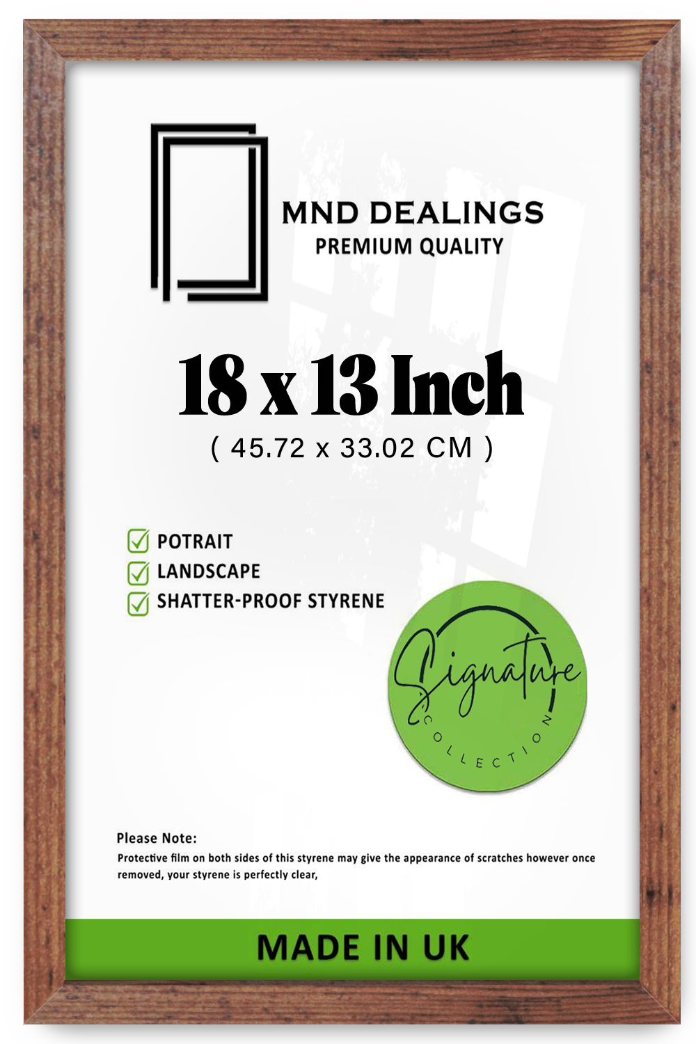 18 x 13 Inch / ( 45.72 x 33.02 CM ) Frames - MDF