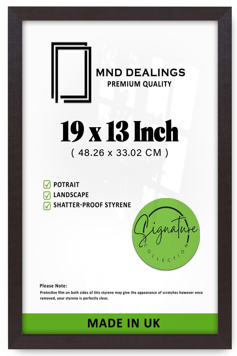 19 x 13 Inch / ( 48.26 x 33.02 CM ) Certificate Frames - MDF