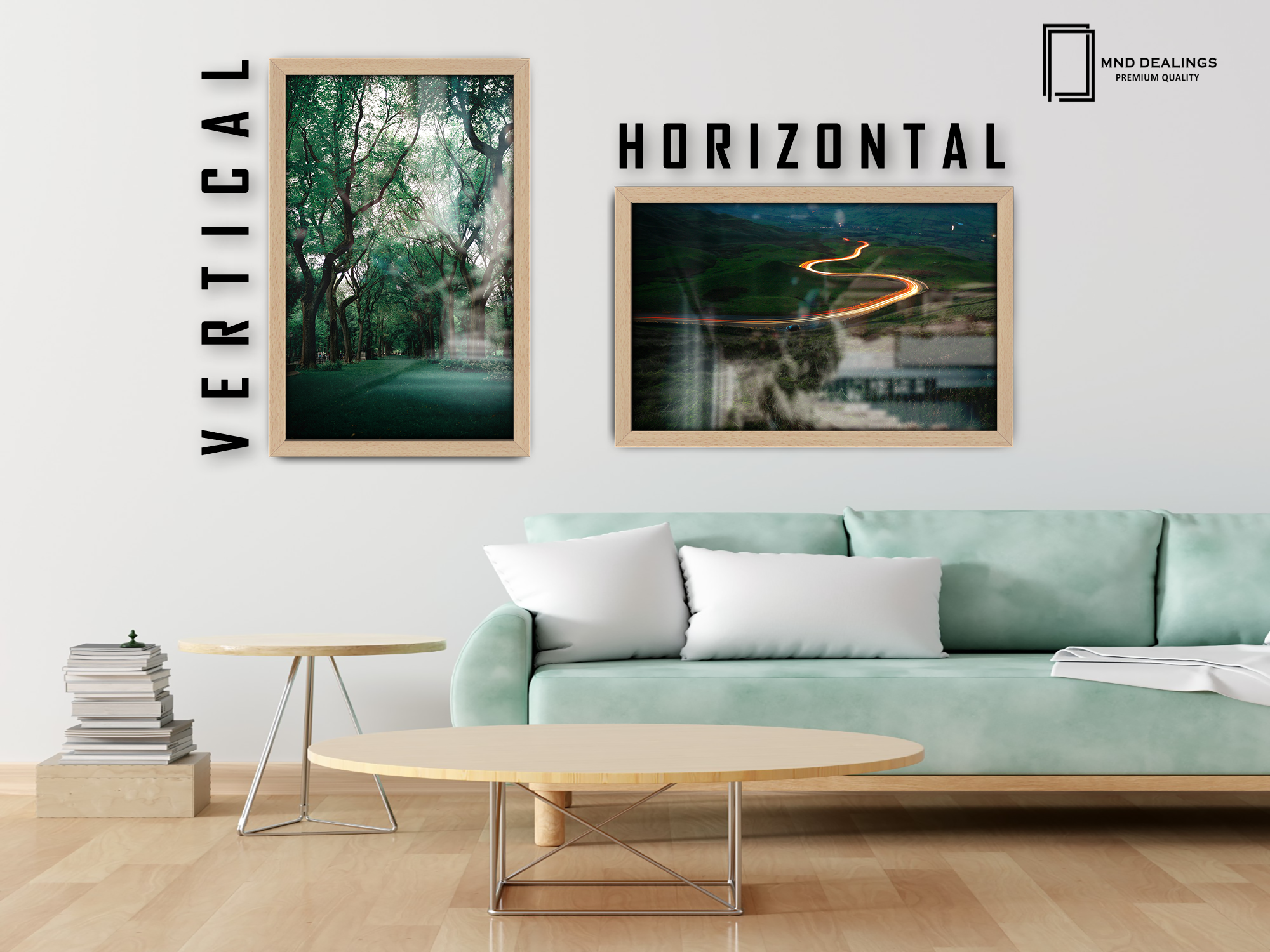 20 x 10 Inch / ( 50.80 x 25.40 CM ) Art Frames - MDF