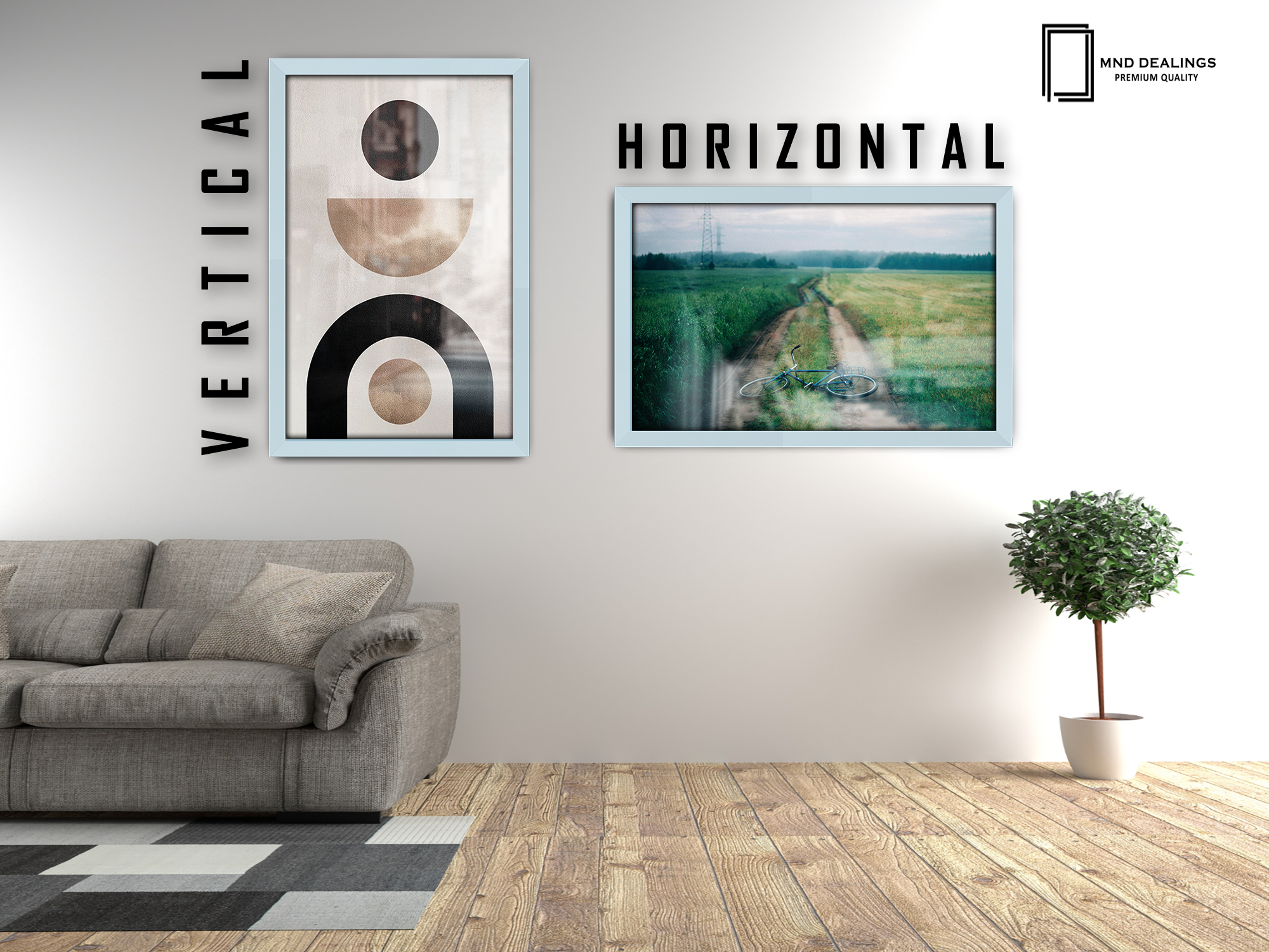 20 x 10 Inch / ( 50.80 x 25.40 CM ) Art Frames - MDF
