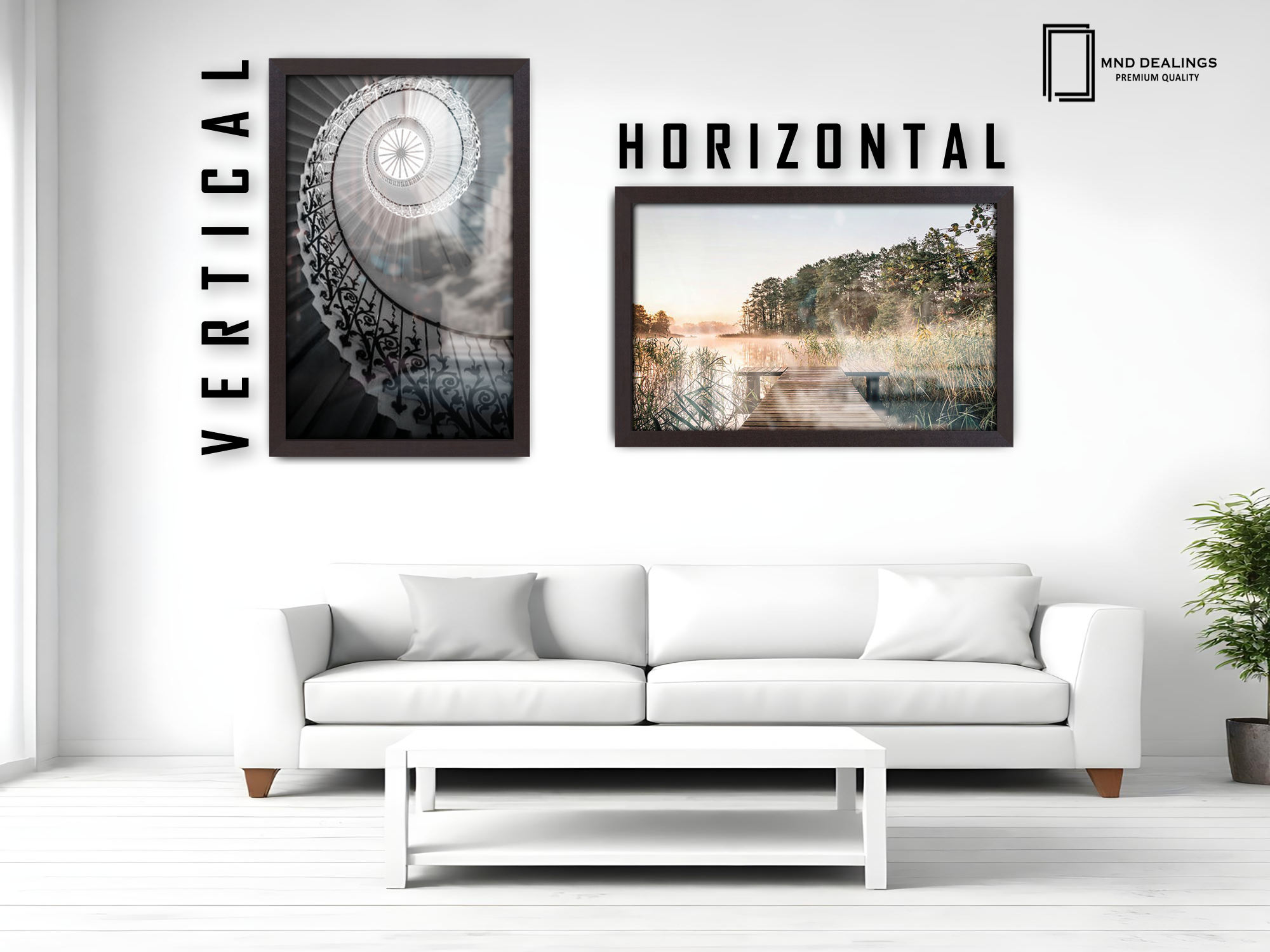 20 x 10 Inch / ( 50.80 x 25.40 CM ) Art Frames - MDF