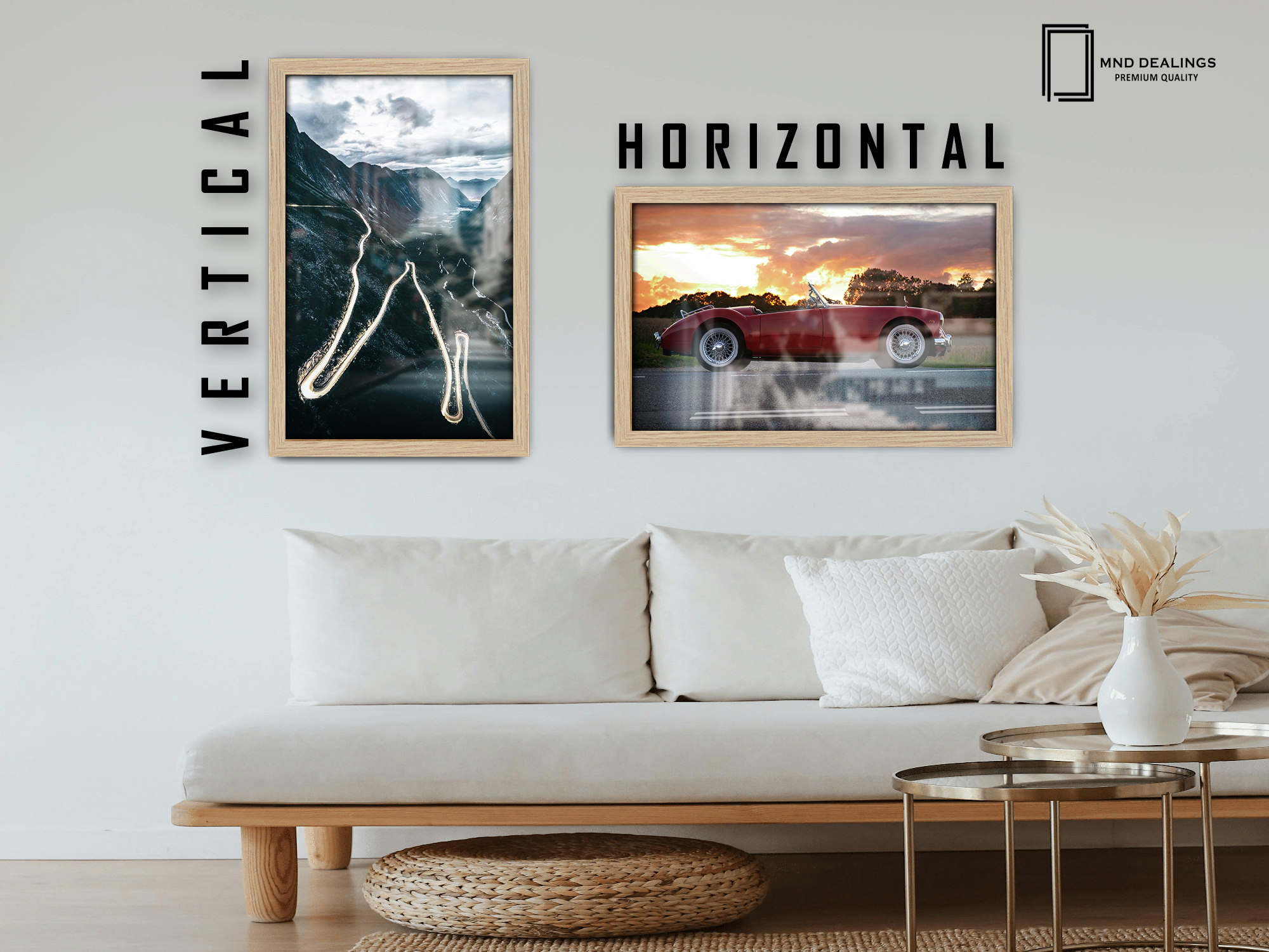 20 x 10 Inch / ( 50.80 x 25.40 CM ) Art Frames - MDF