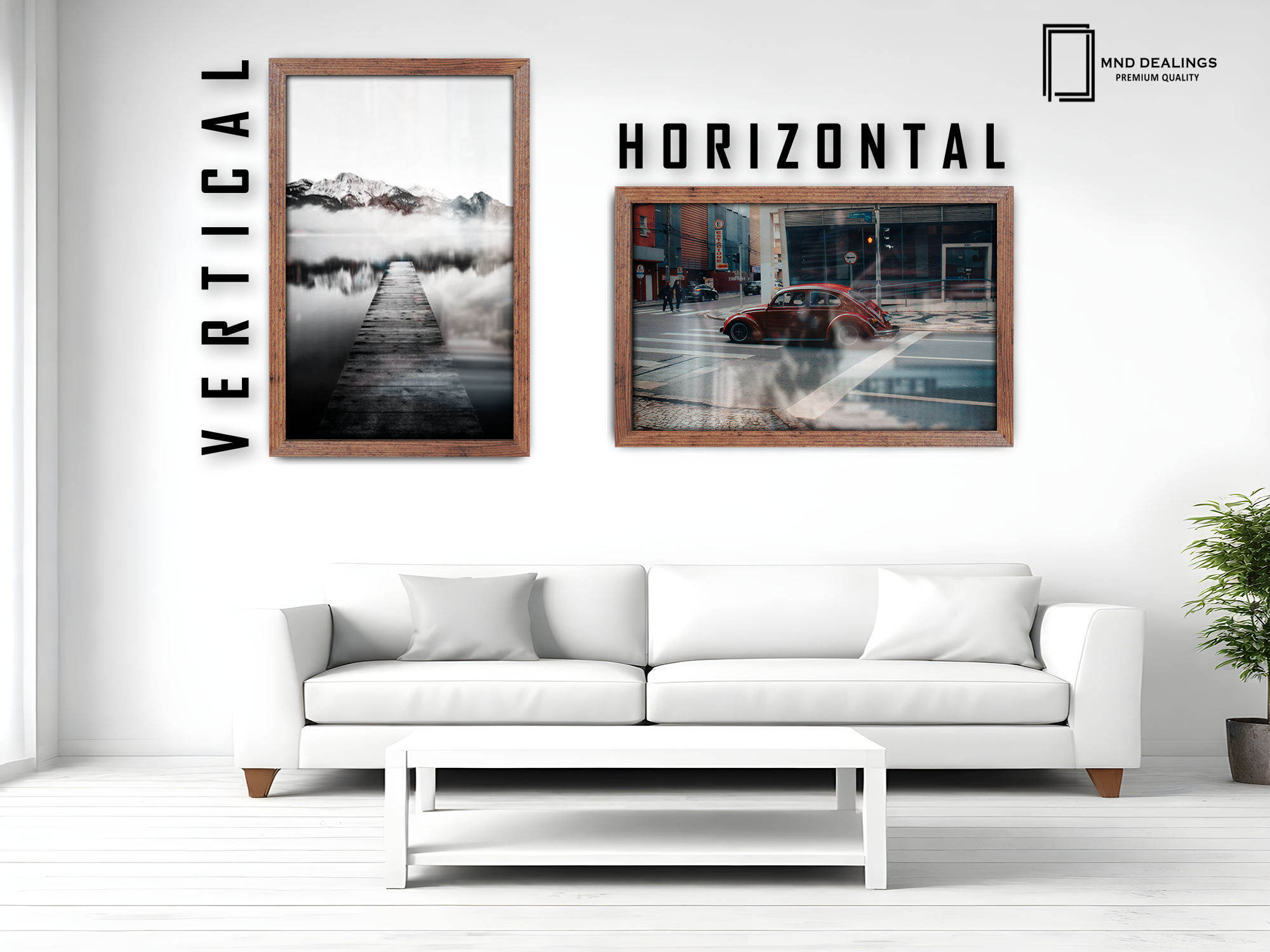 20 x 10 Inch / ( 50.80 x 25.40 CM ) Art Frames - MDF