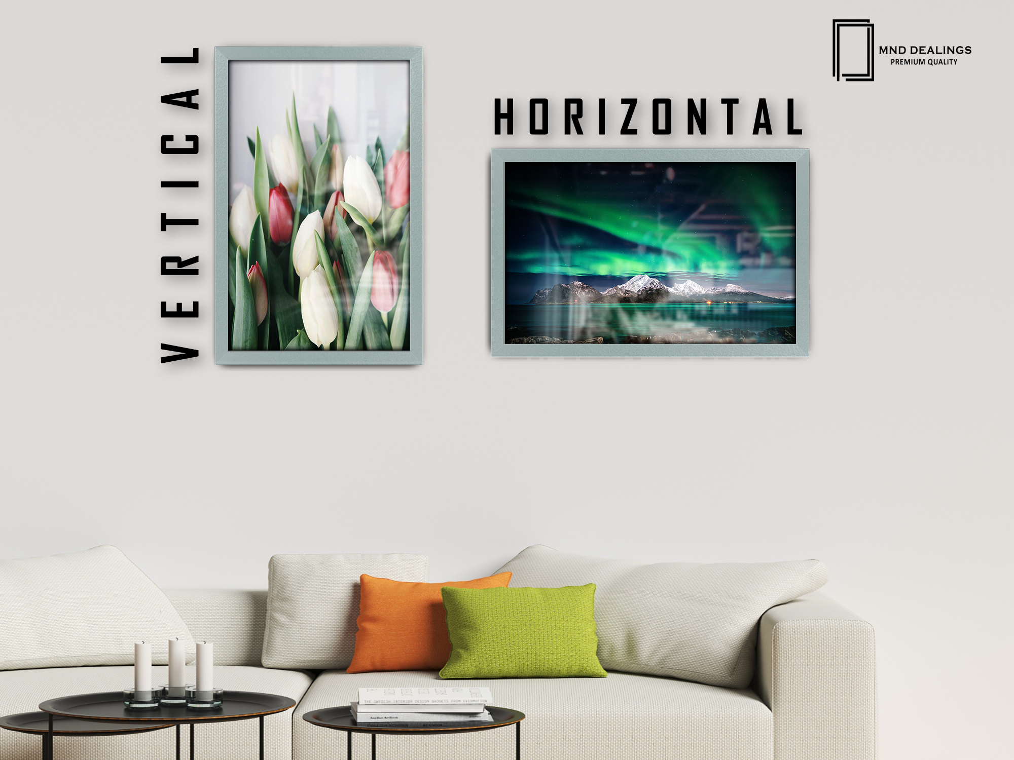 20 x 10 Inch / ( 50.80 x 25.40 CM ) Art Frames - MDF