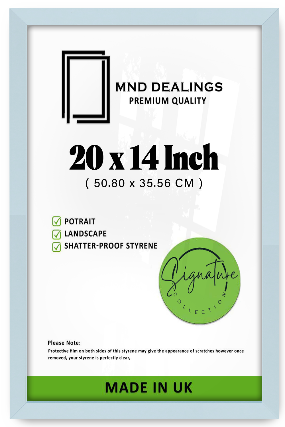 20 x 14 Inch / ( 50.80 x 35.56 CM ) Frames - MDF