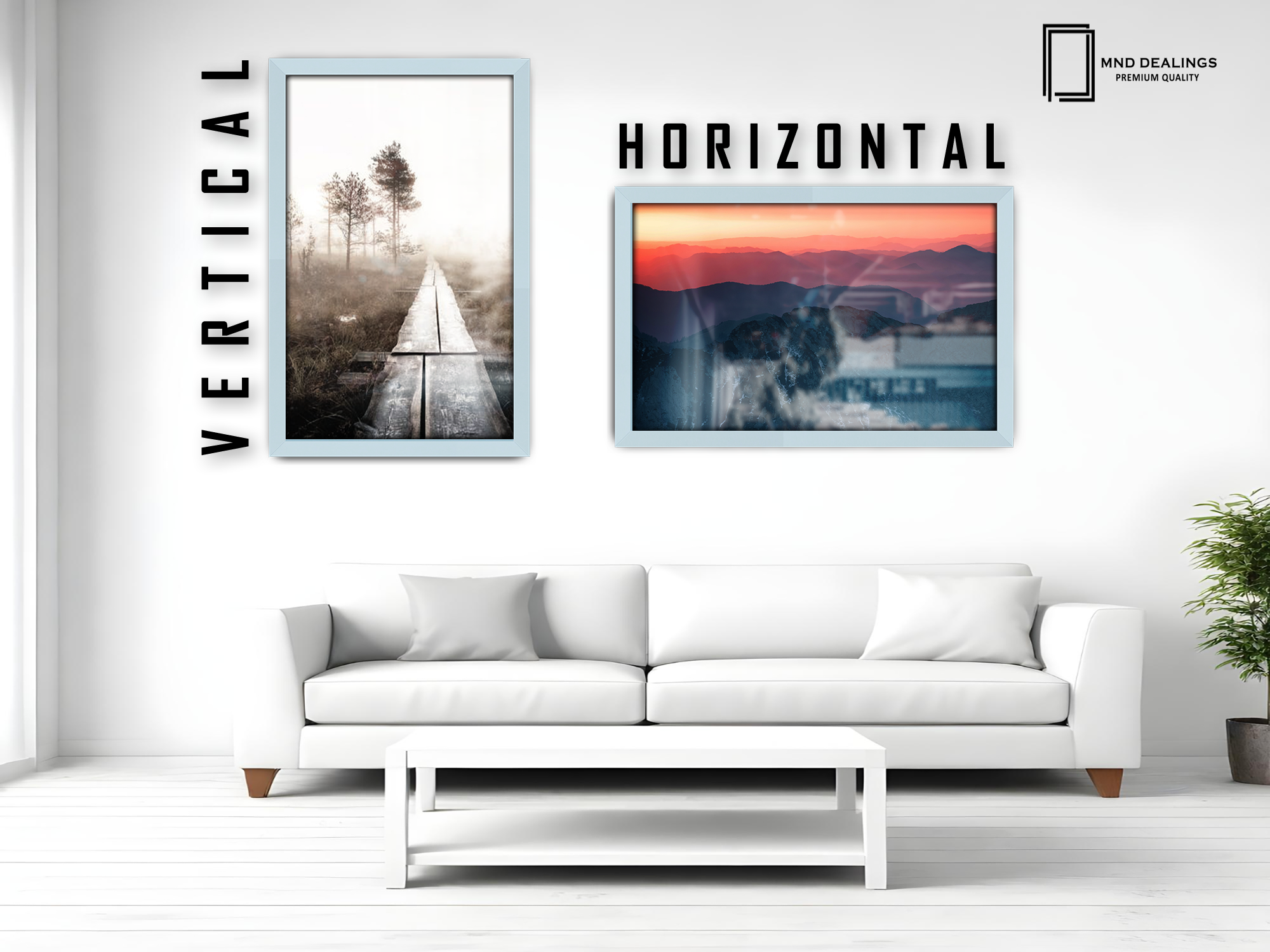20 x 14 Inch / ( 50.80 x 35.56 CM ) Frames - MDF
