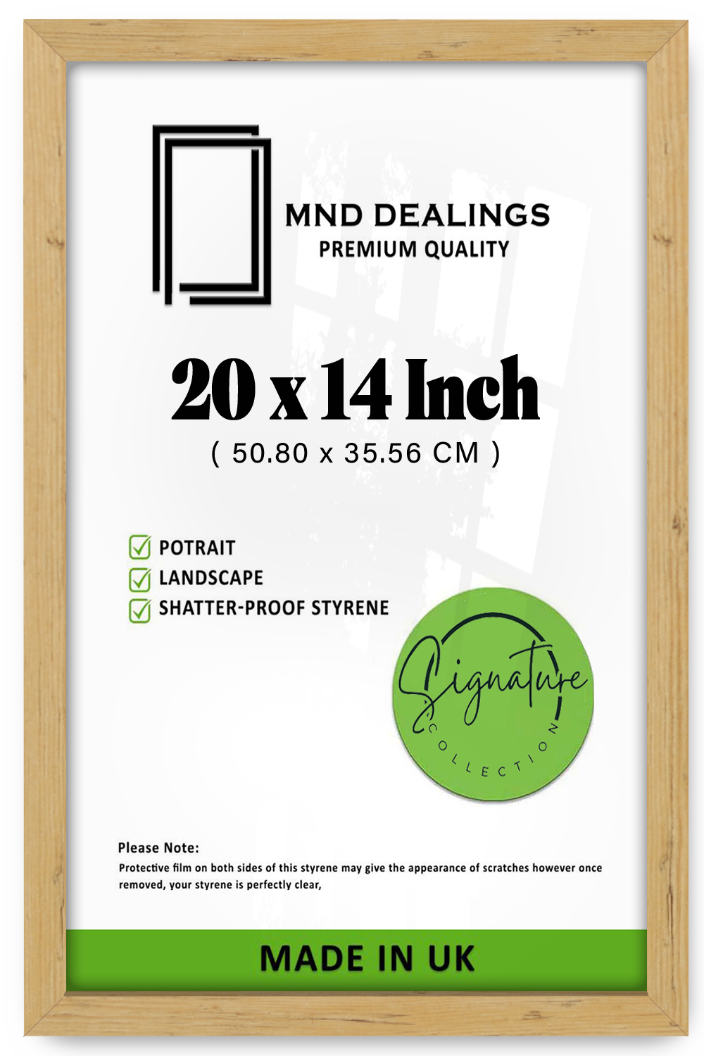20 x 14 Inch / ( 50.80 x 35.56 CM ) Frames - MDF