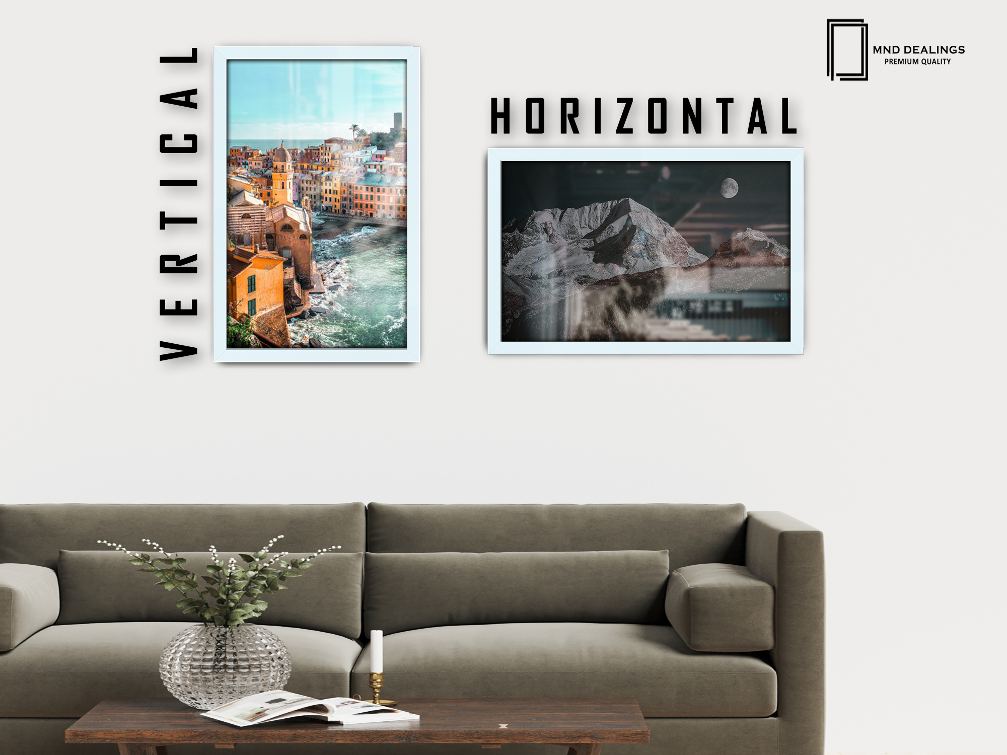 20 x 14 Inch / ( 50.80 x 35.56 CM ) Frames - MDF