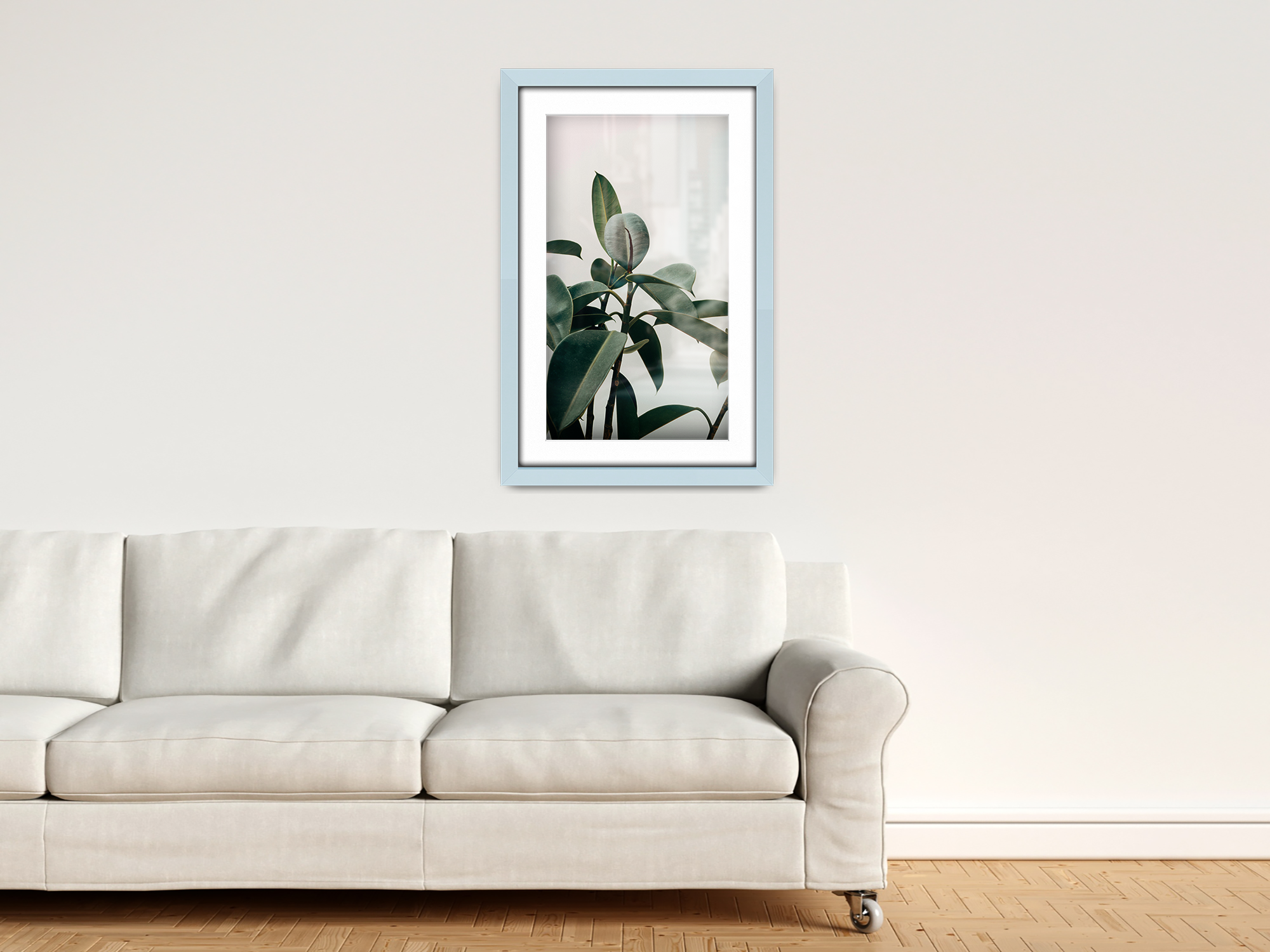 20 x 16 Inch / (50.8 x 40.64 cm ) with 43.18 x 30.48 cm White Mount Display Frame - MDF