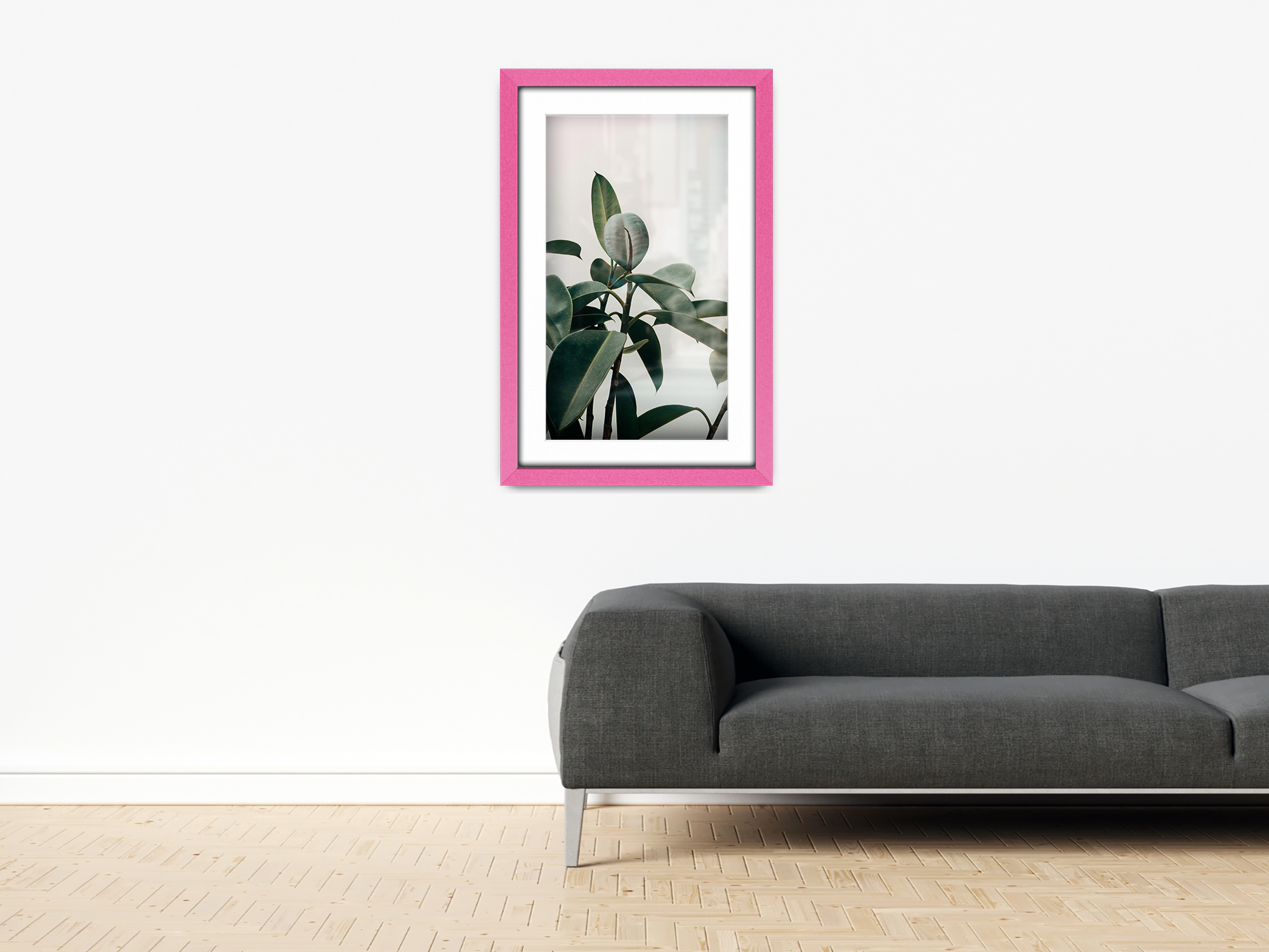 20 x 16 Inch / (50.8 x 40.64 cm ) with 43.18 x 30.48 cm White Mount Display Frame - MDF