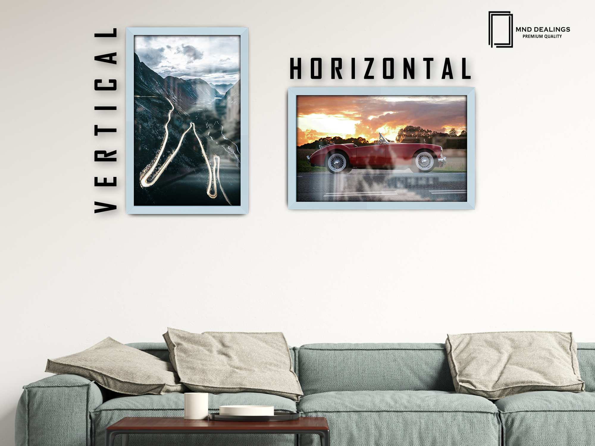24 x 18 Inch / ( 60.96 x 45.72 CM ) Frames - MDF