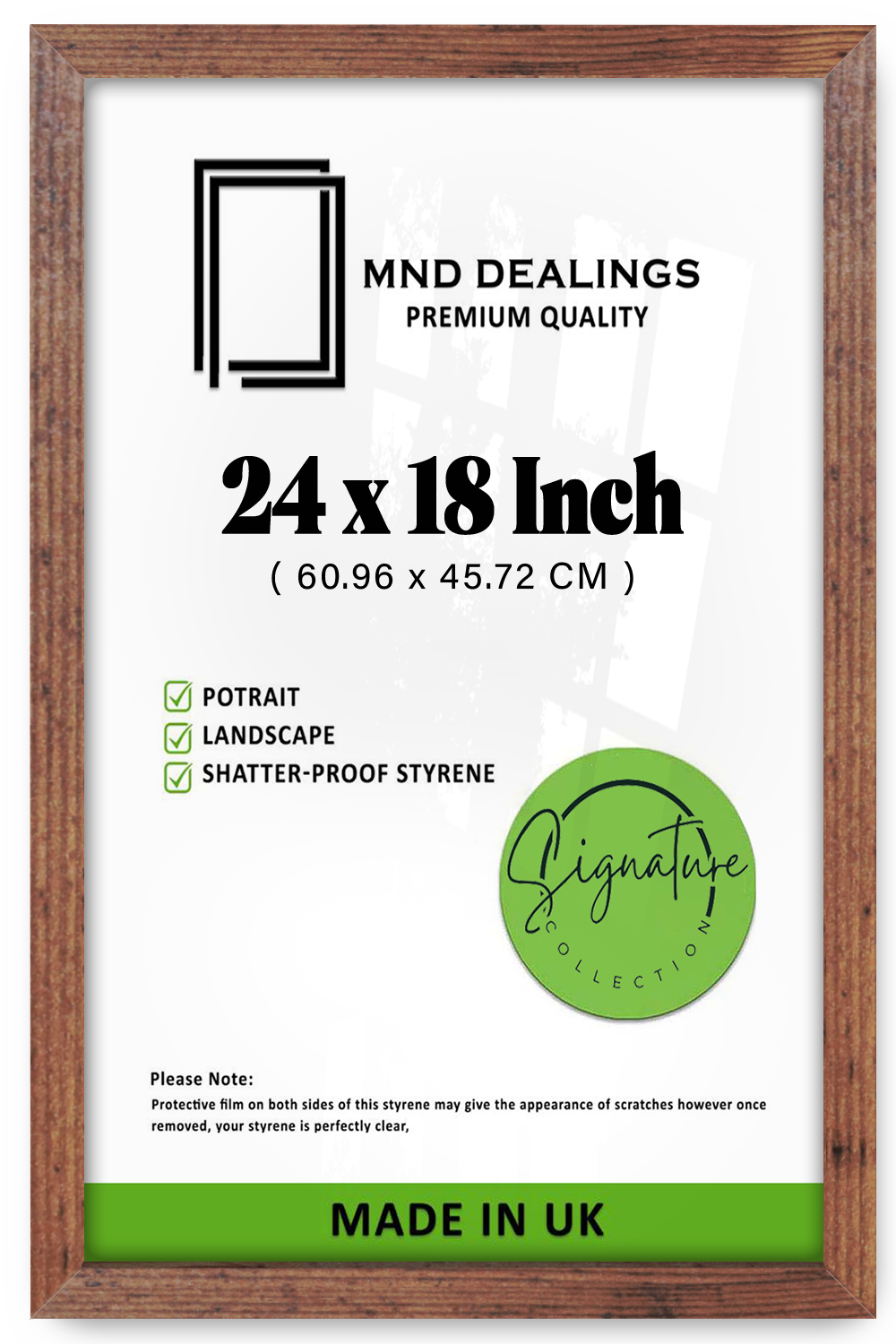 24 x 18 Inch / ( 60.96 x 45.72 CM ) Frames - MDF