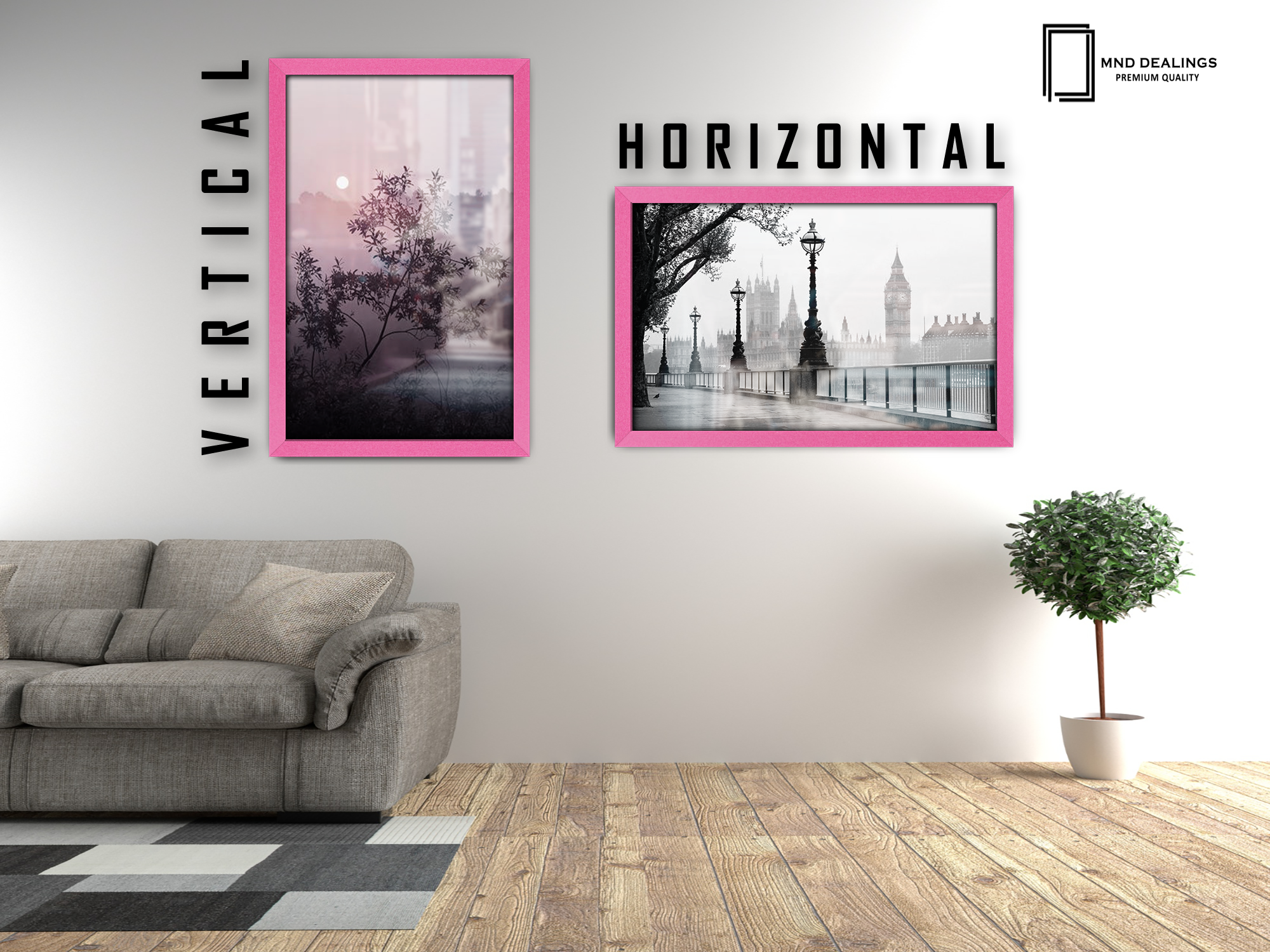 26 x 18 Inch / ( 66.04 x 45.72 CM ) Display Frame - MDF