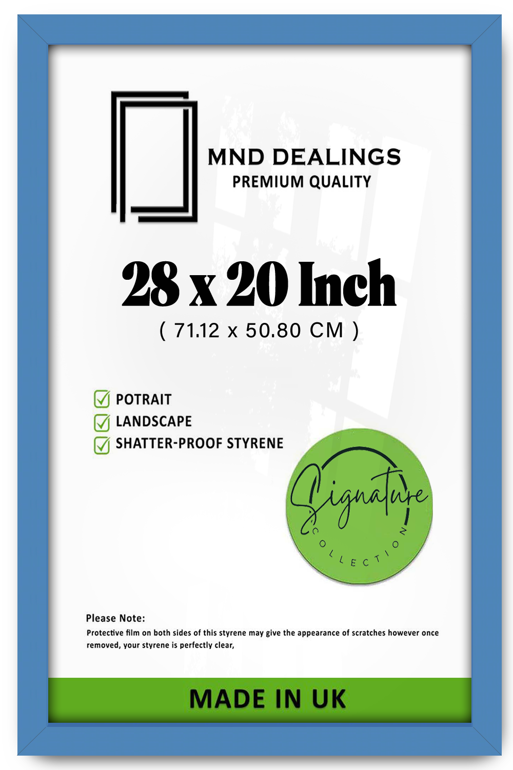 28 x 20 Inch / ( 71.12 x 50.80 CM ) Poster Frames - MDF