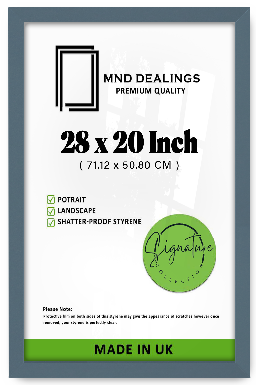 28 x 20 Inch / ( 71.12 x 50.80 CM ) Poster Frames - MDF