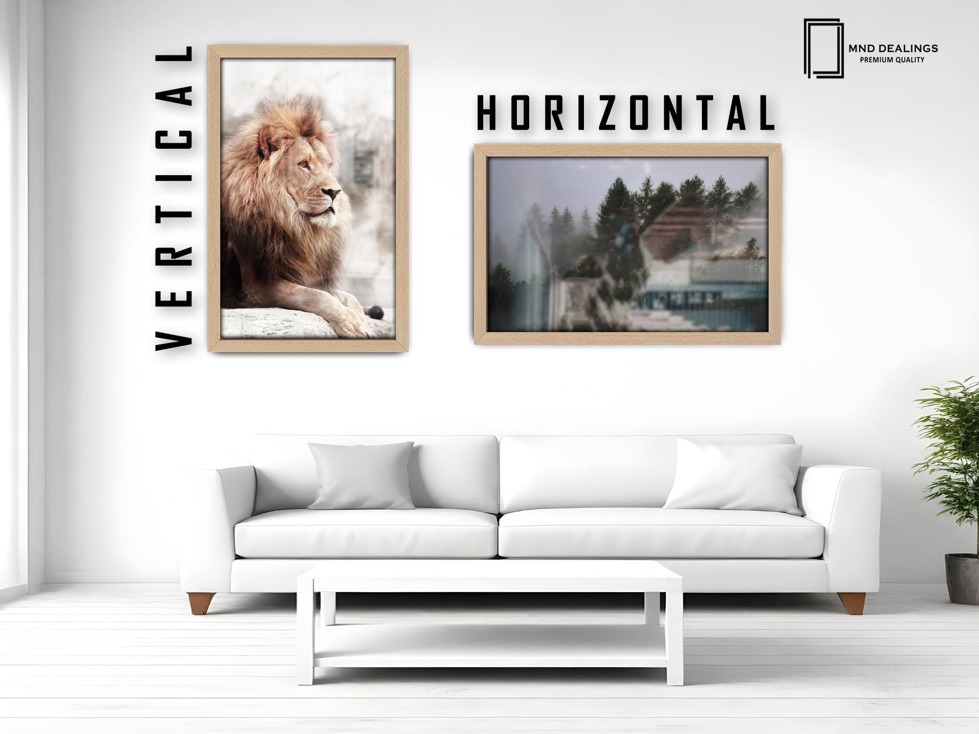 28 x 22 Inch / ( 71.12 x 55.88 CM ) Frames - MDF
