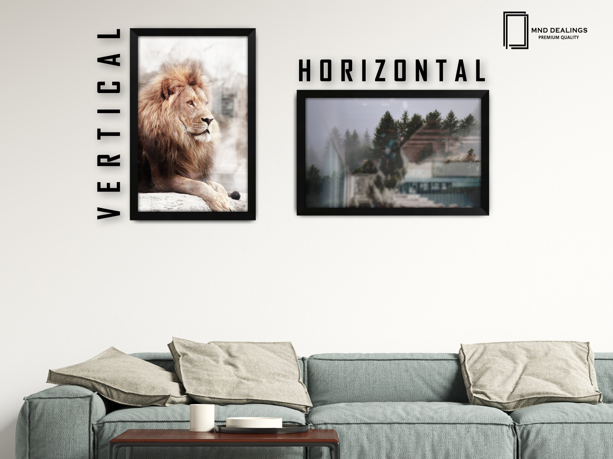28 x 22 Inch / ( 71.12 x 55.88 CM ) Frames - MDF