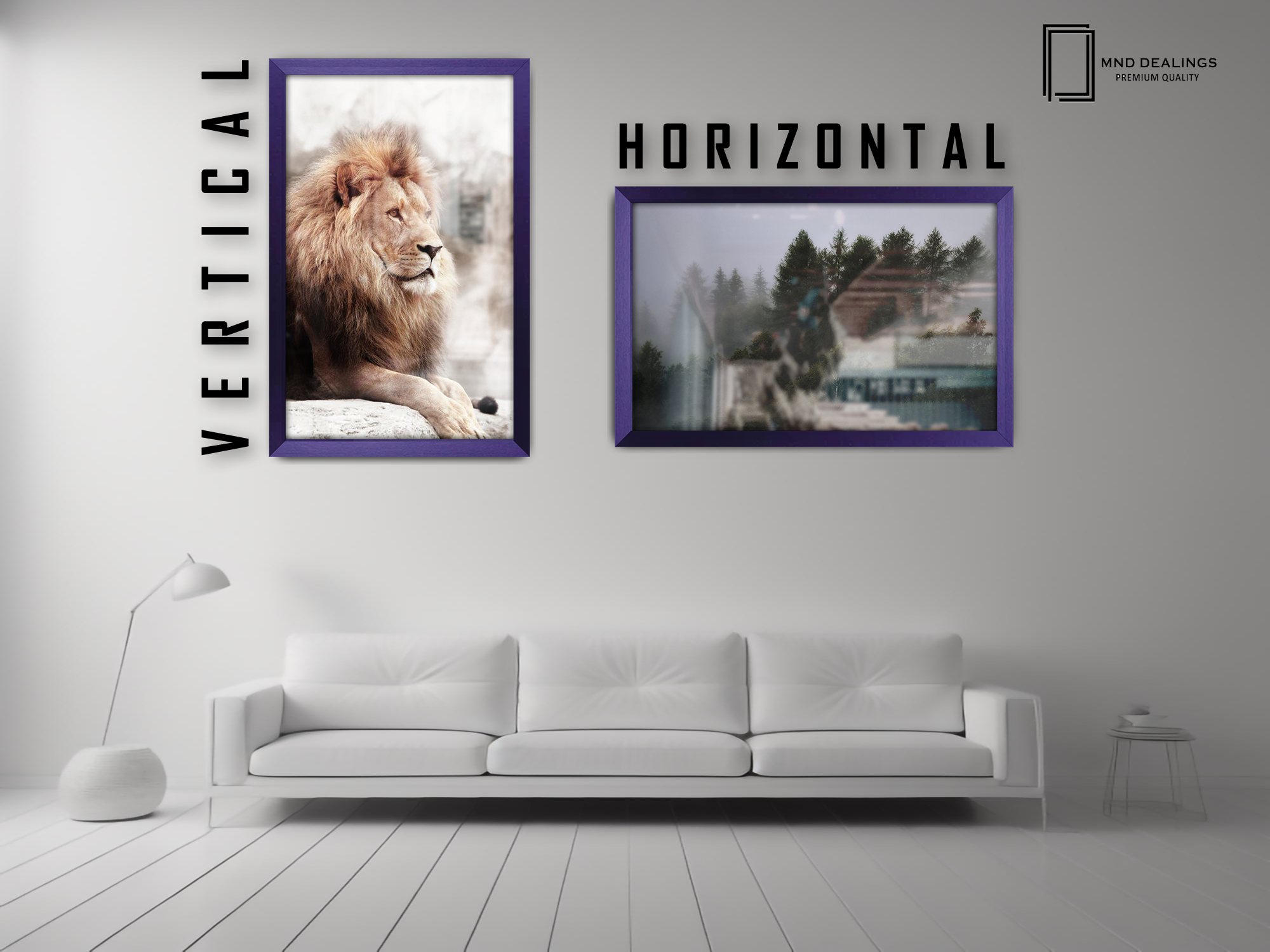 28 x 22 Inch / ( 71.12 x 55.88 CM ) Frames - MDF