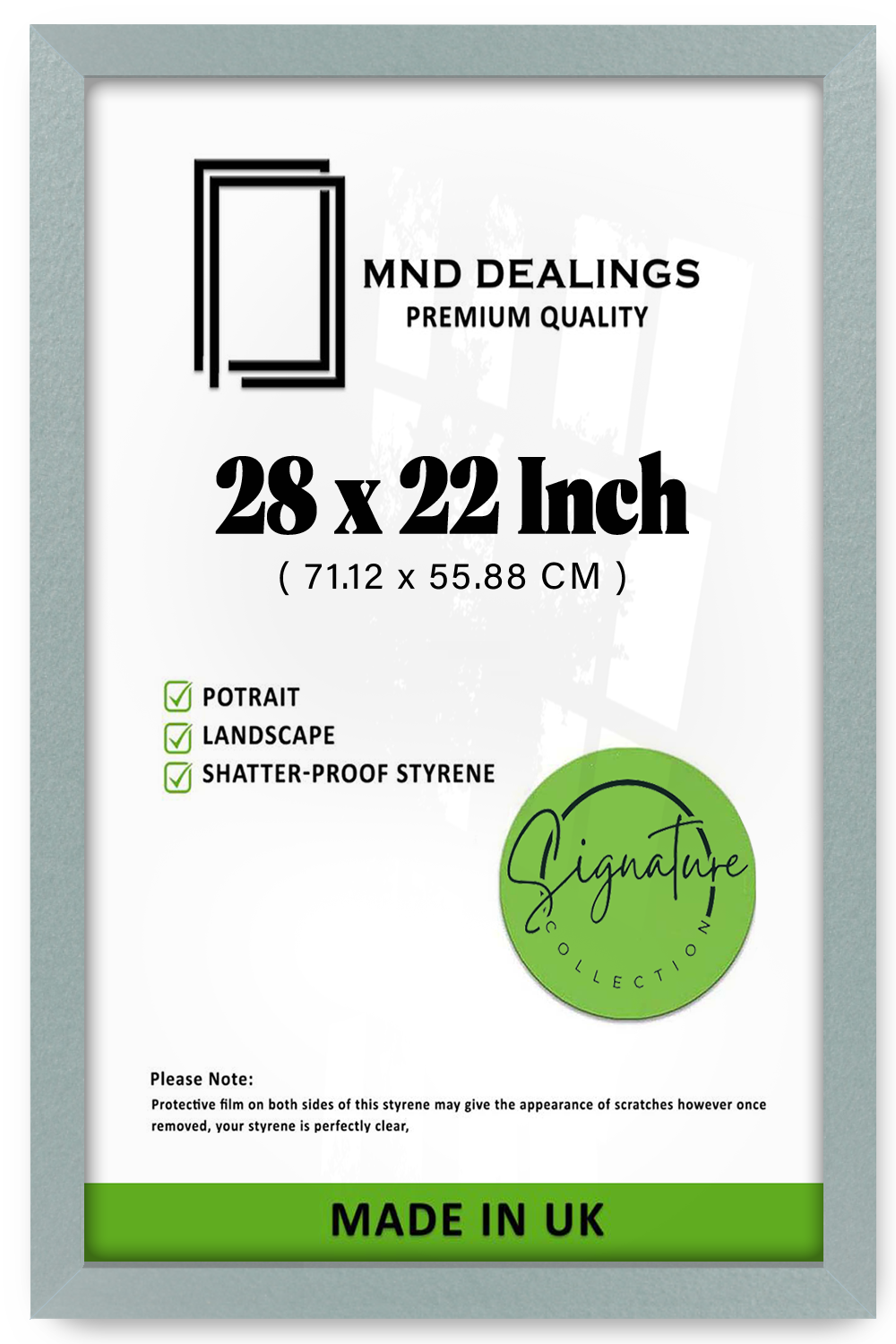 28 x 22 Inch / ( 71.12 x 55.88 CM ) Frames - MDF