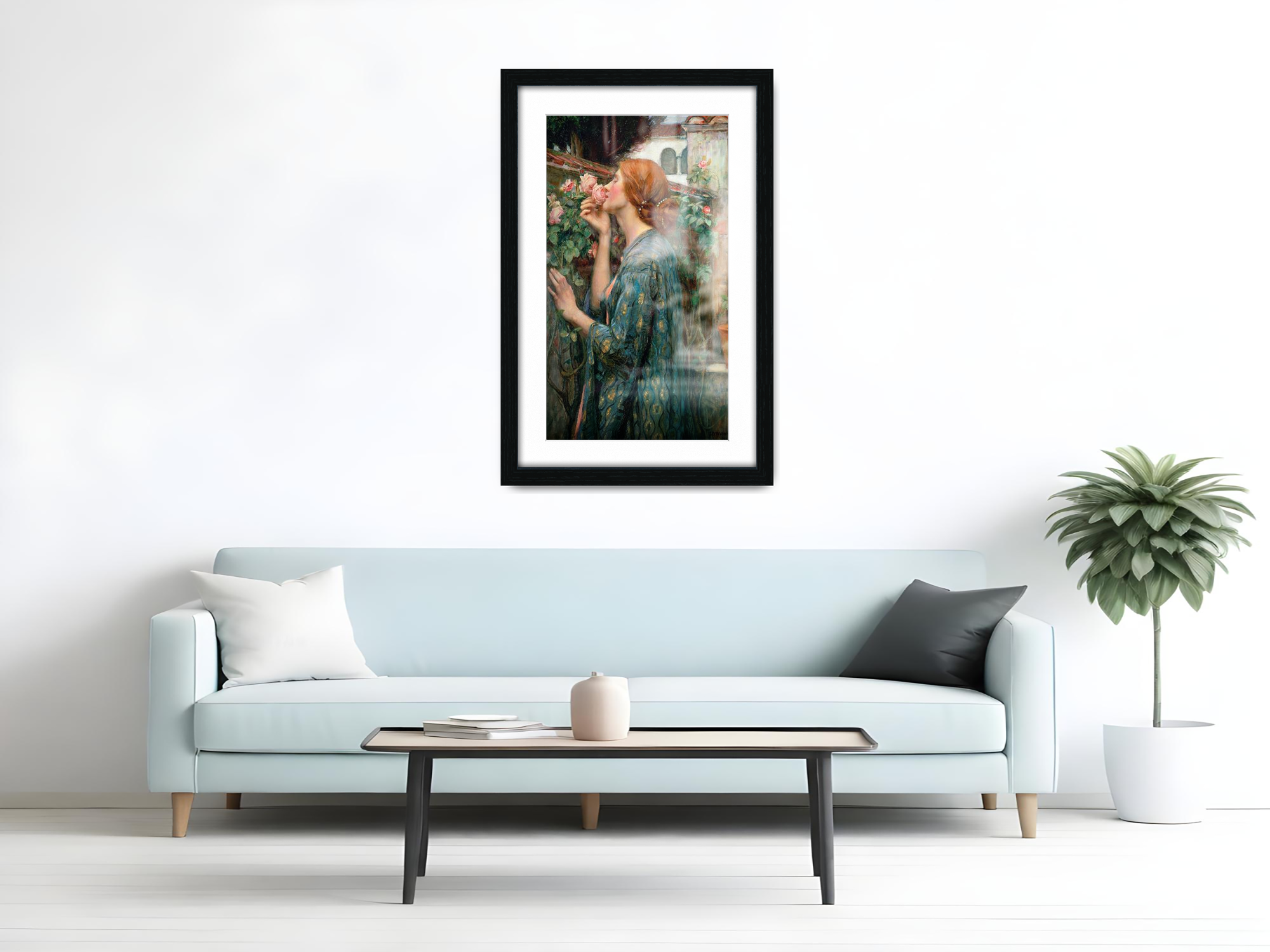 28 x 22 Inch / (71.12 x 55.88 cm ) with 60.96 x 45.72 cm White Mount Frames - MDF