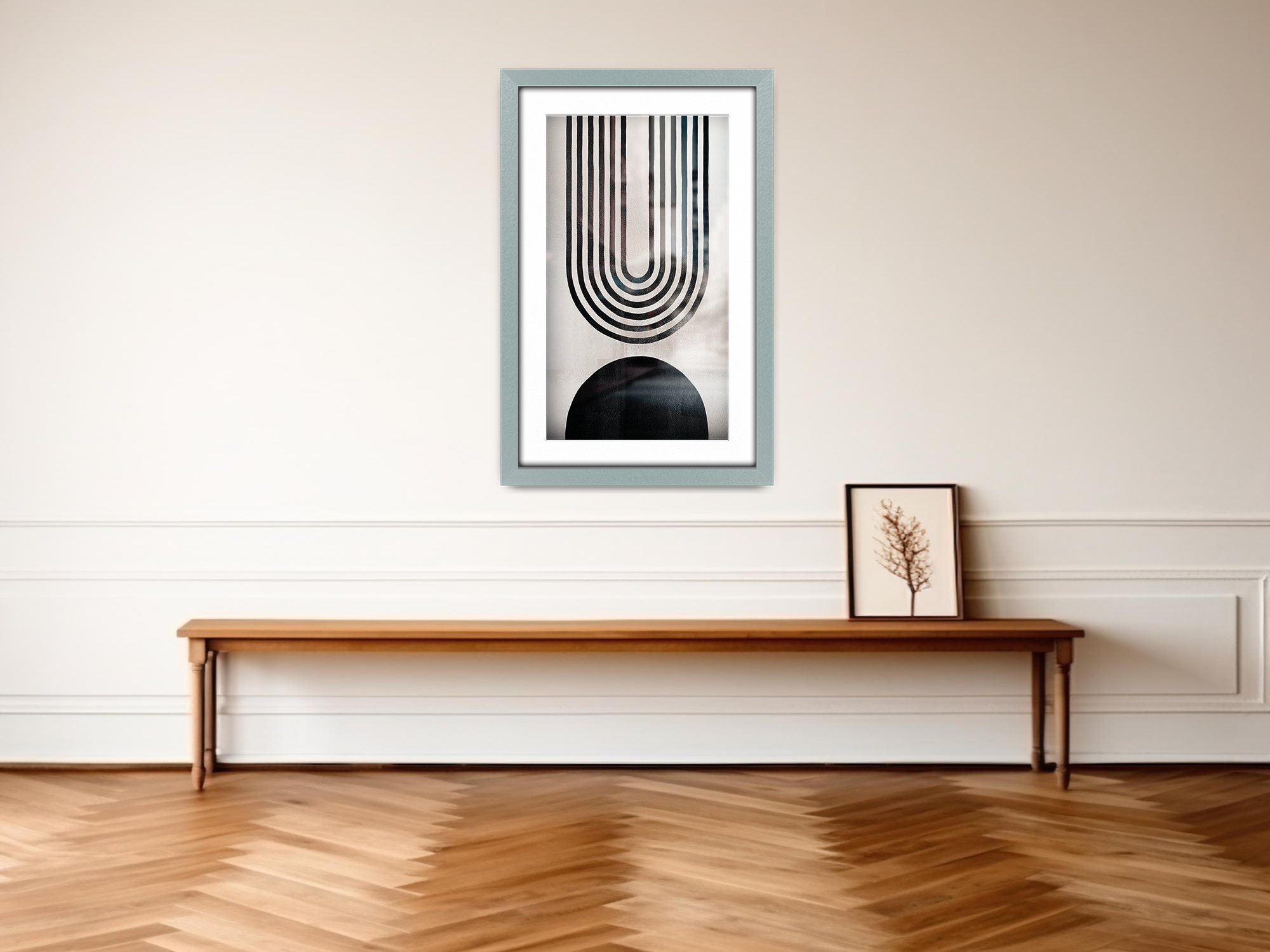 28 x 22 Inch / (71.12 x 55.88 cm ) with 60.96 x 45.72 cm White Mount Frames - MDF