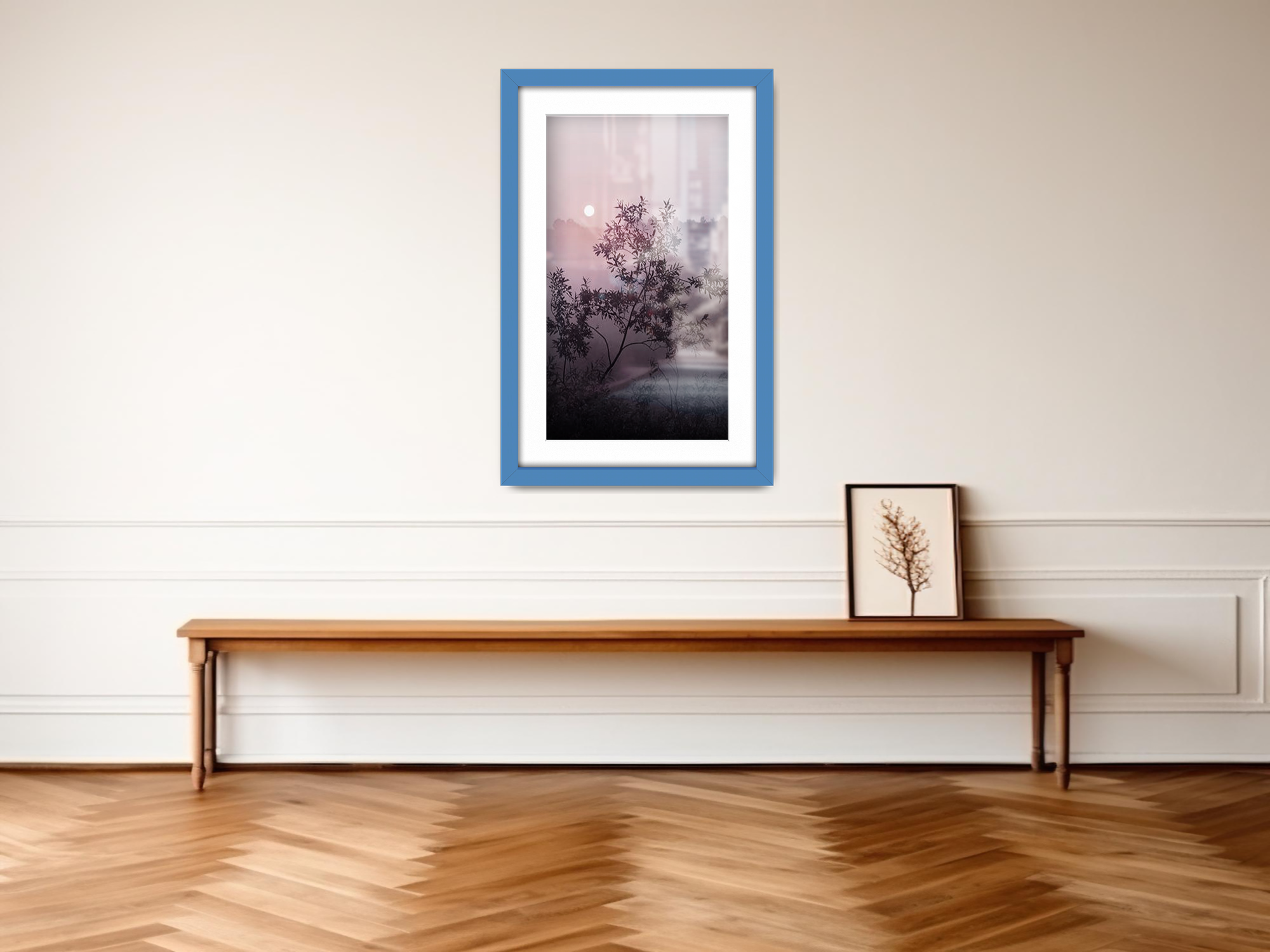 30 x 20 Inch / (76.2 x 50.8 cm ) with A2-(41.90 x 59.40 cm) White Mount Poster Frames - MDF