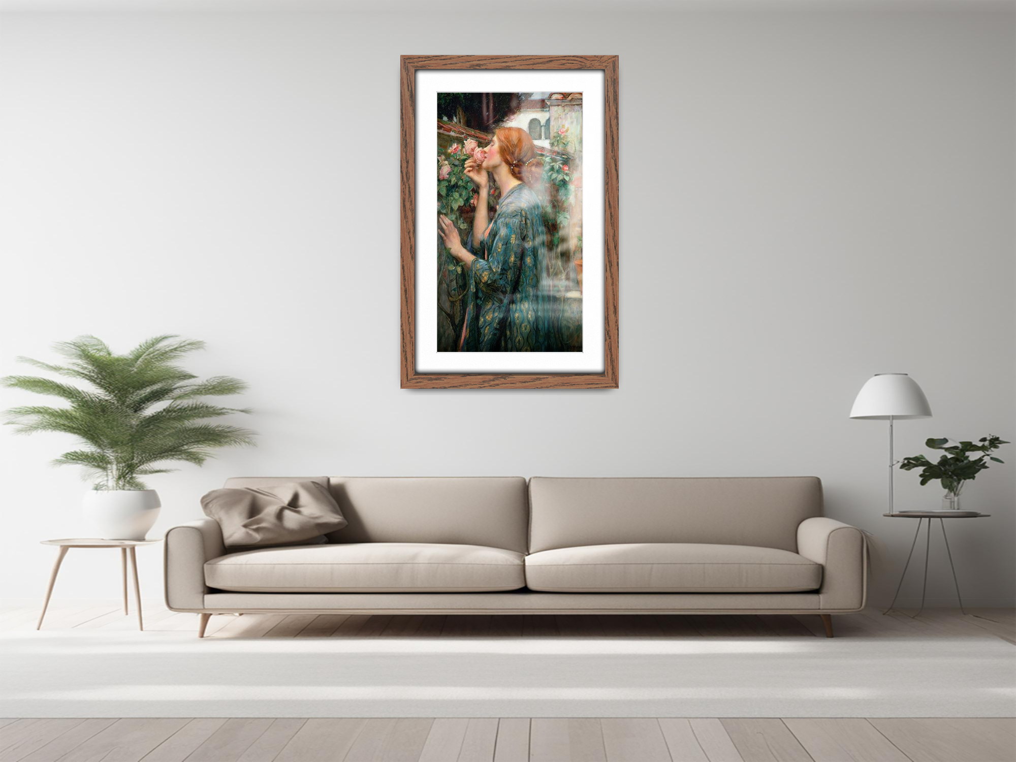 30 x 20 Inch / (76.2 x 50.8 cm ) with A2-(41.90 x 59.40 cm) White Mount Poster Frames - MDF
