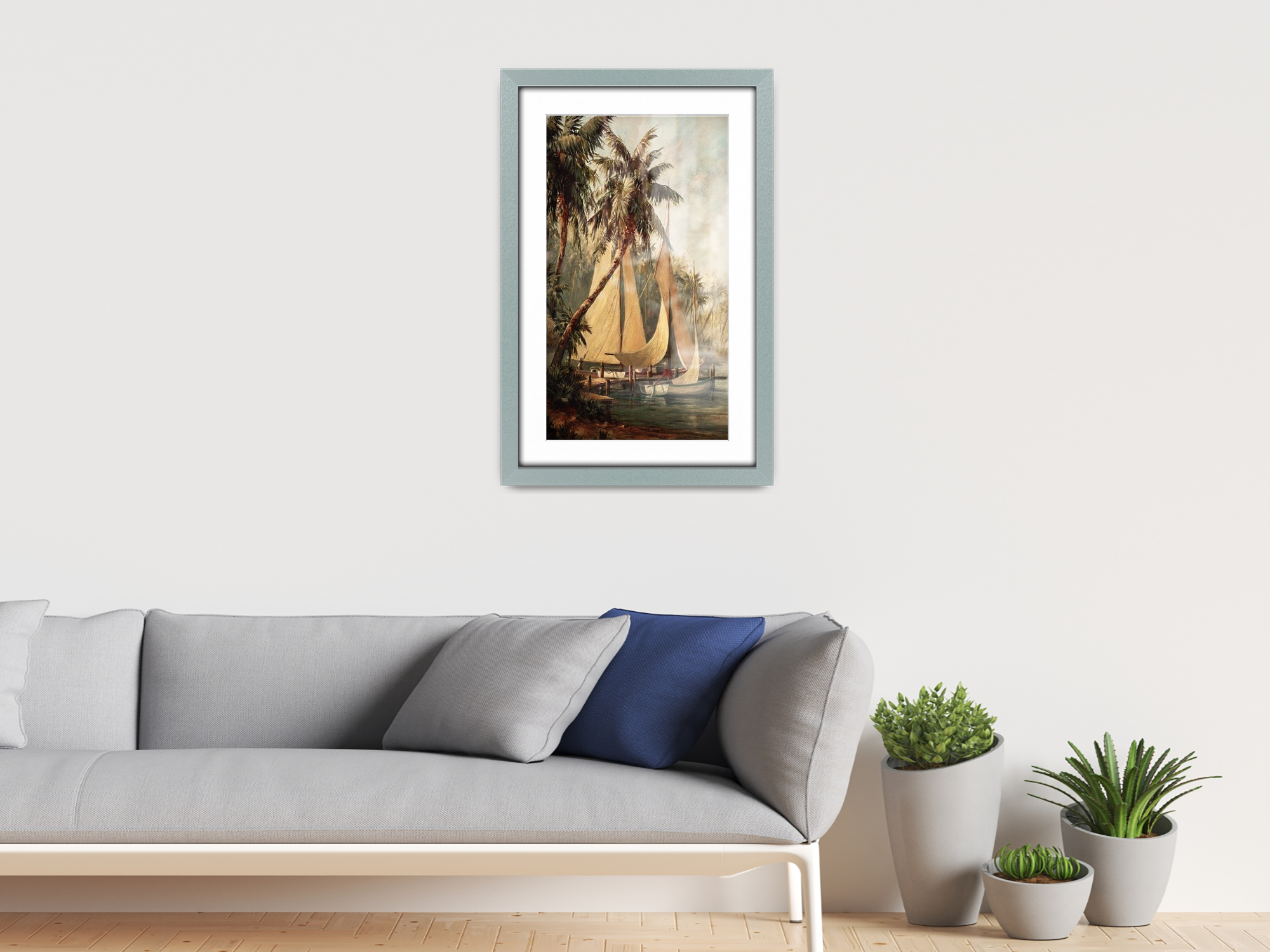 30 x 20 Inch / (76.2 x 50.8 cm ) with A2-(41.90 x 59.40 cm) White Mount Poster Frames - MDF