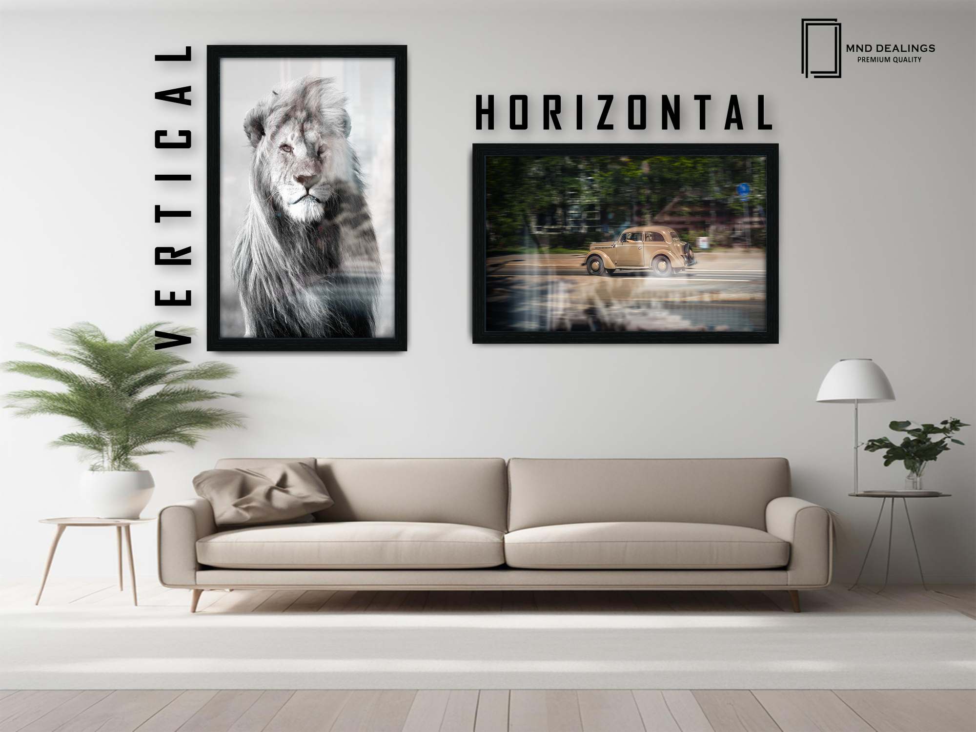 ( 30 x 40 CM ) / 16 x 12 Inch Poster Frames - MDF